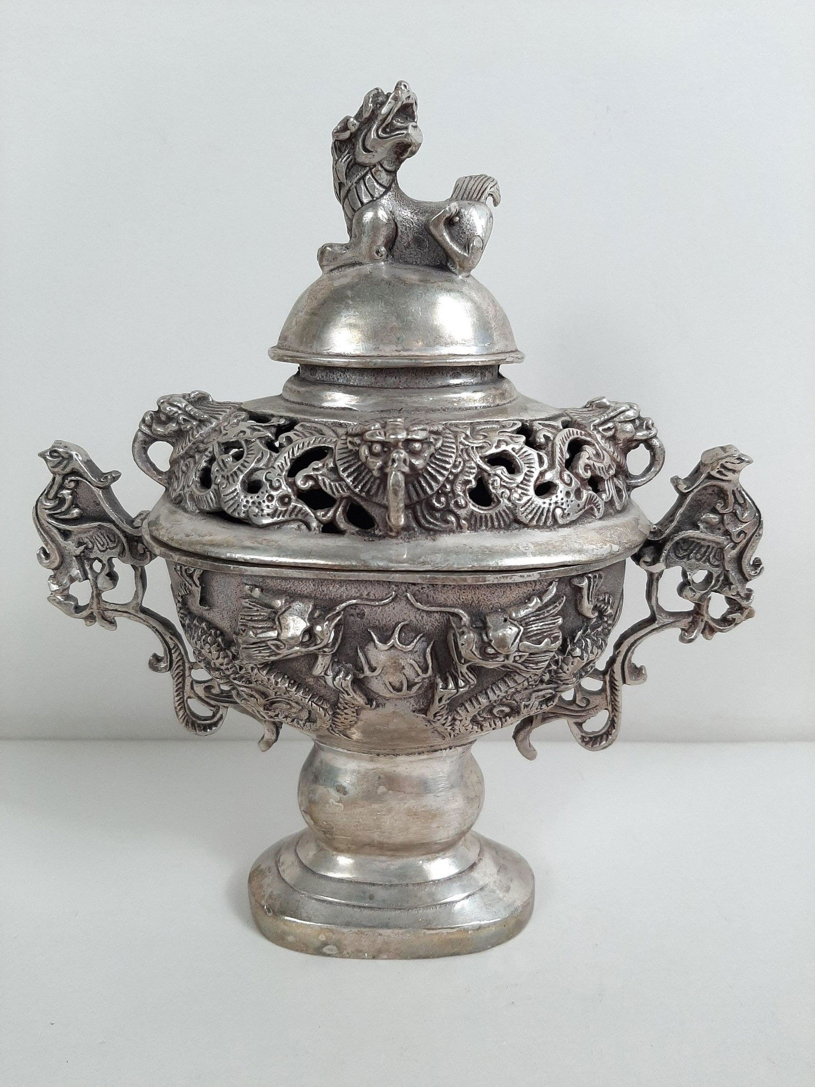 Tibetan Silver Censer (1 of 4)