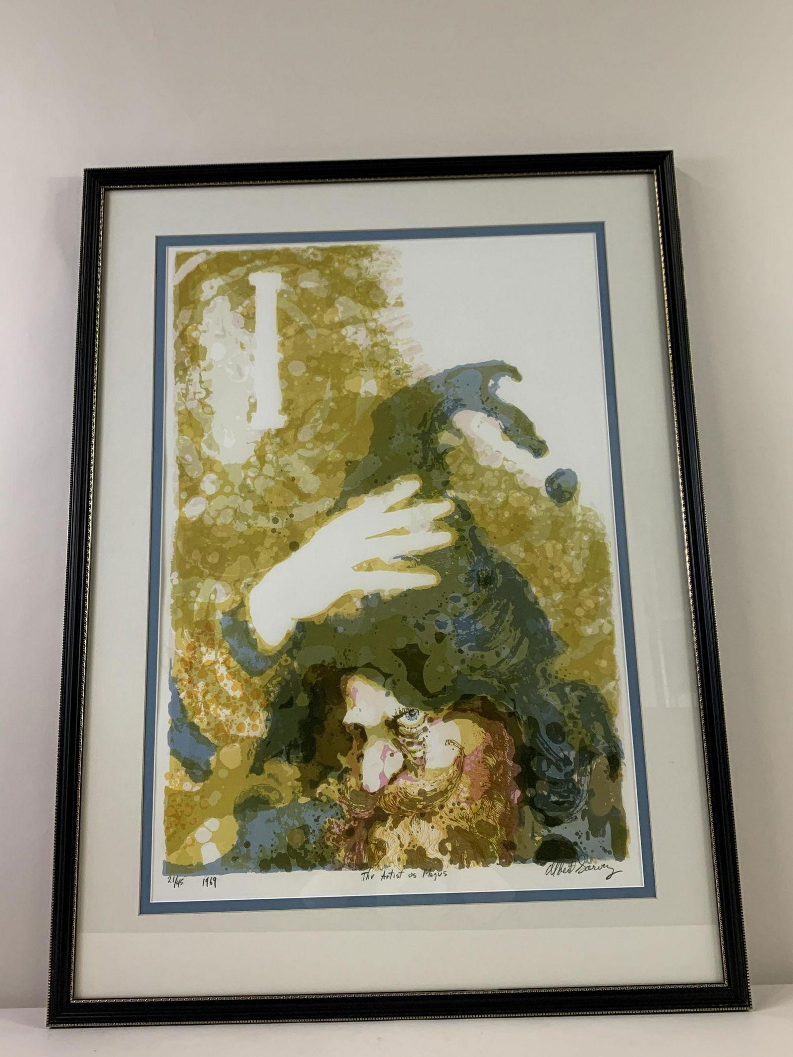 Albert Sarvey, The Artist as Magus, Lithograph (1 of 5)
