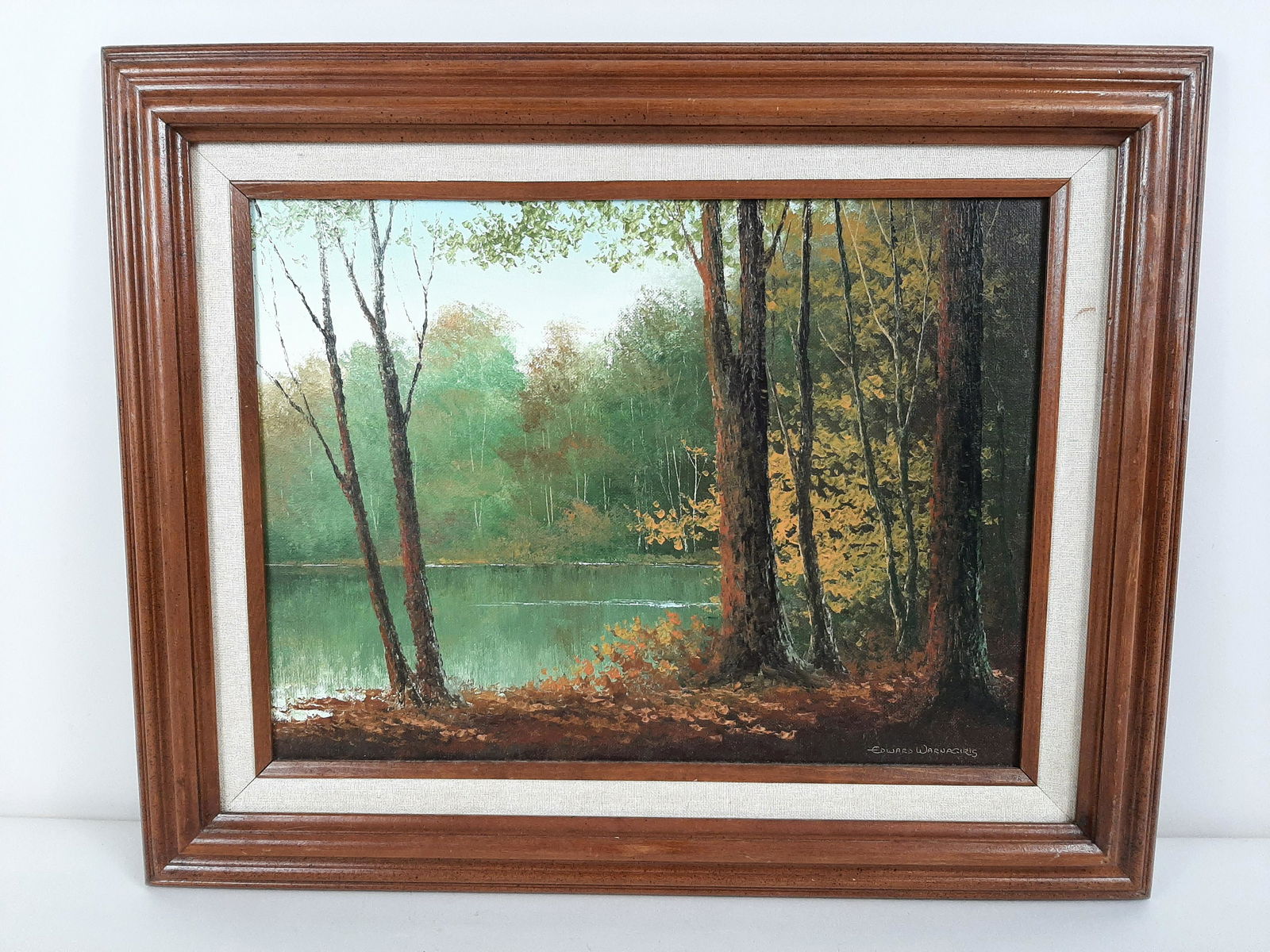 Edward Warnigris "Farrington Lake" Painting (1 of 4)