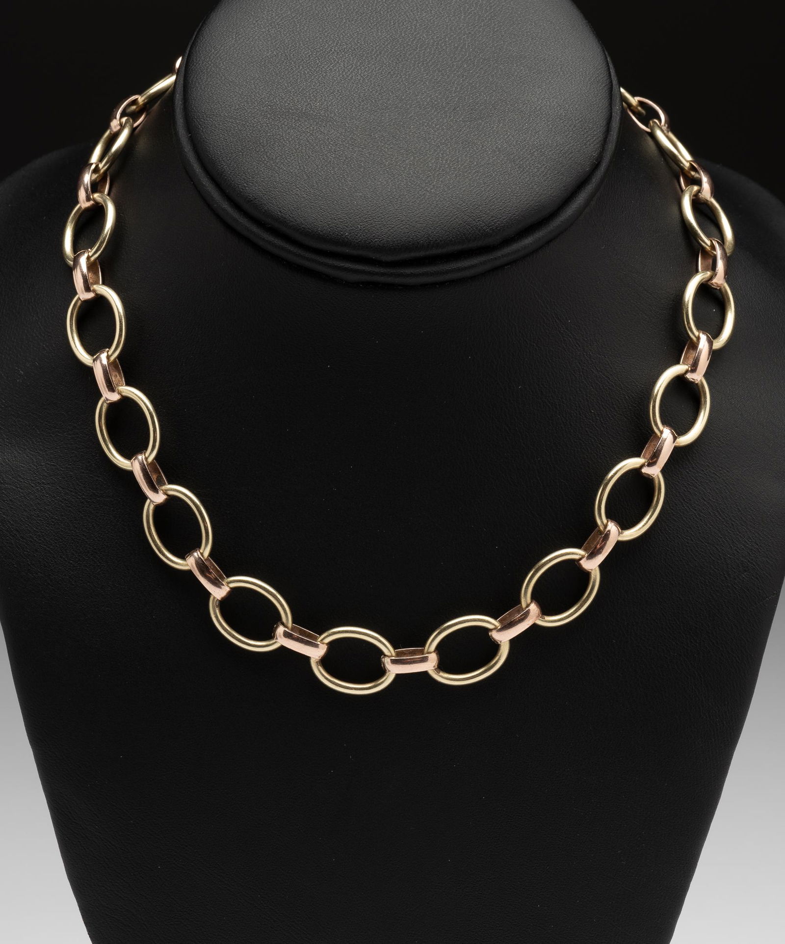 14K and Sterling Link Necklace (1 of 4)