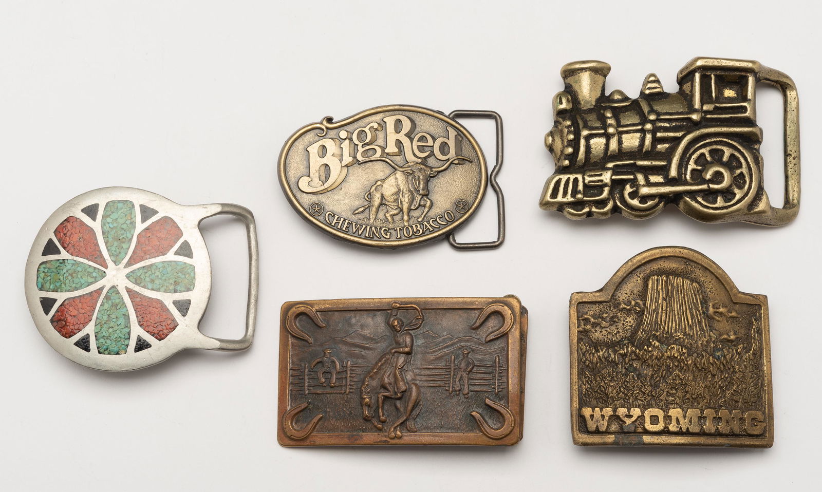5 Belt Buckles (1 of 2)