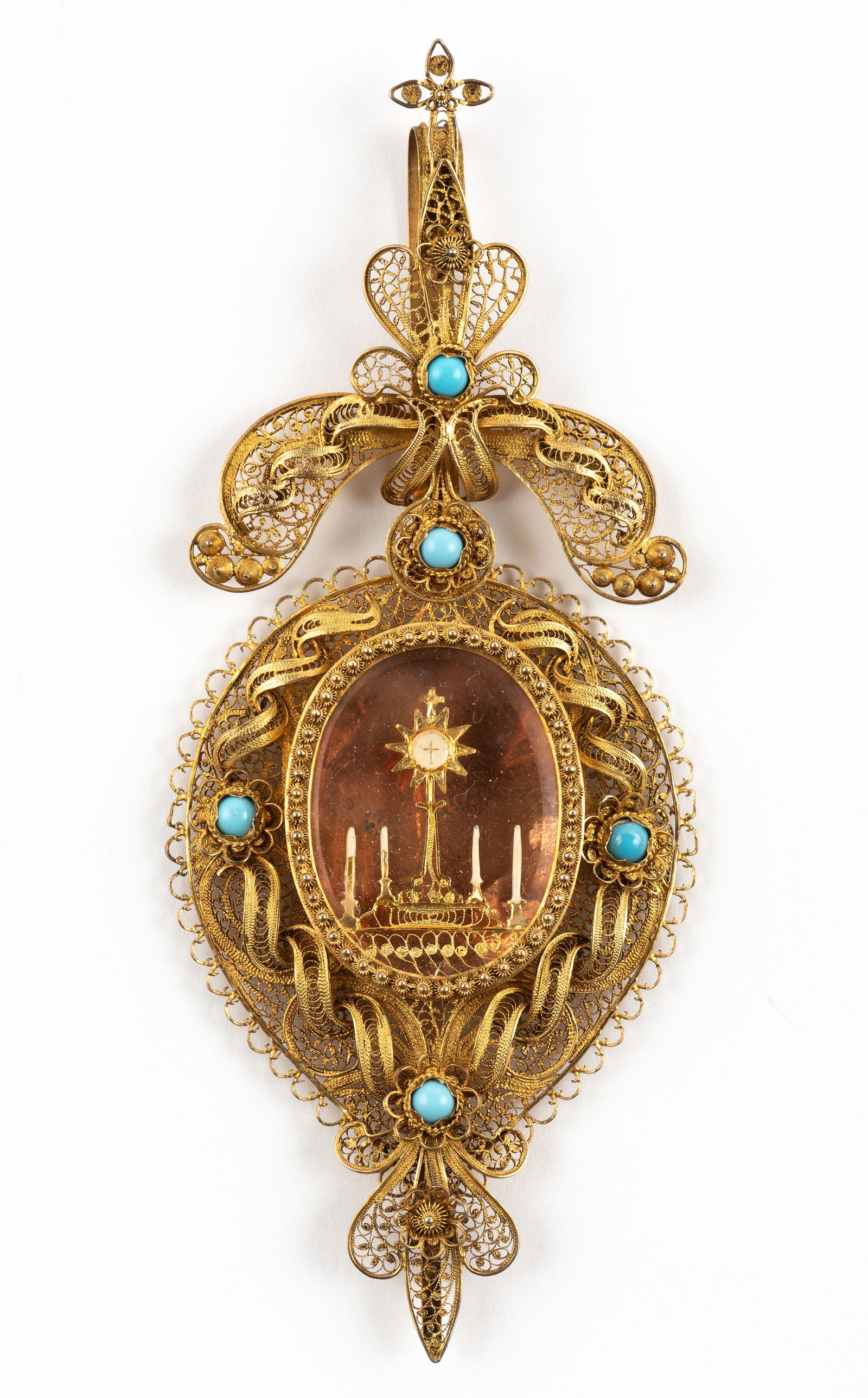 Arte Sacra Portuguese Style Brooch (1 of 4)