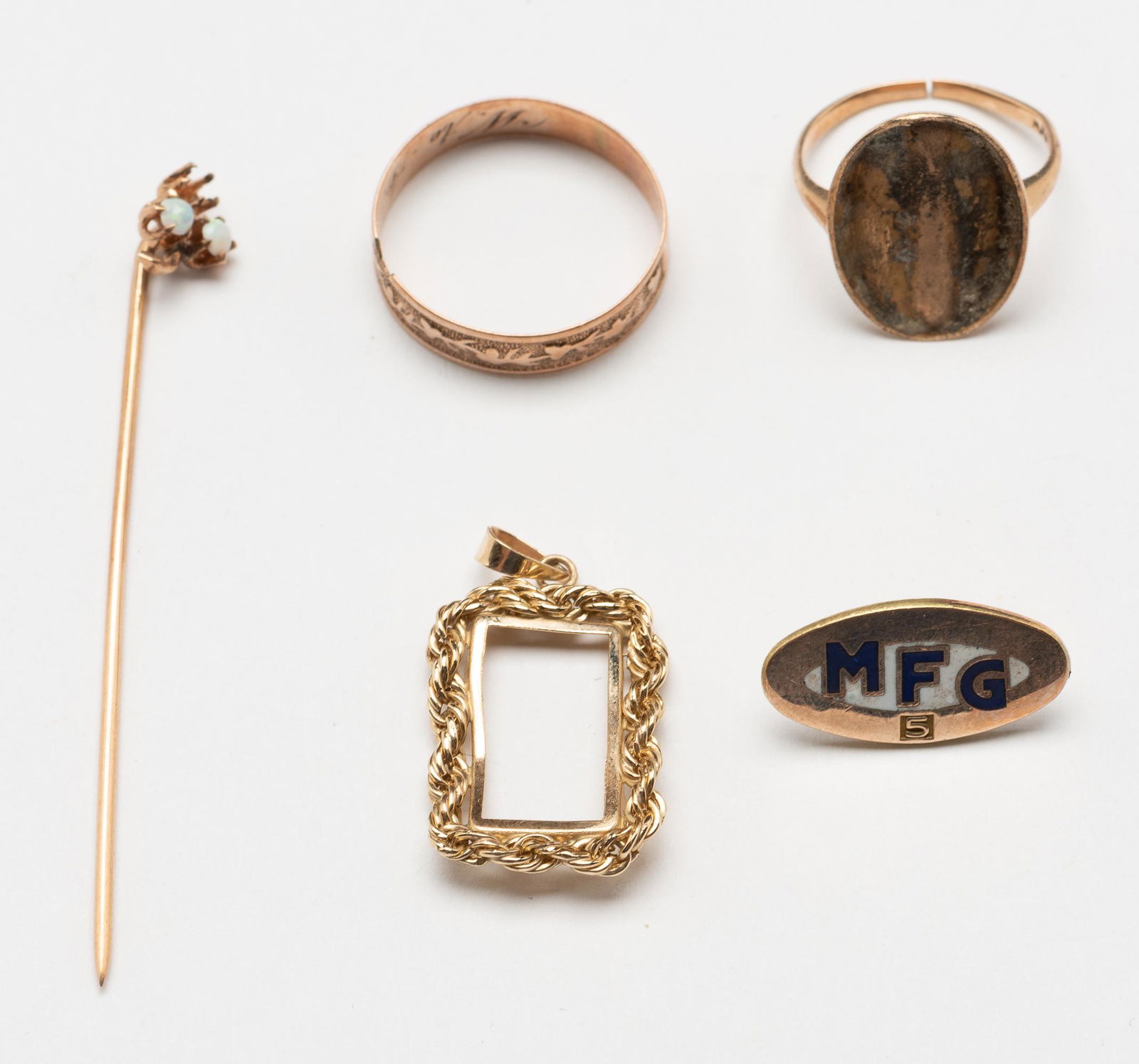 5 Pcs 10K Gold Jewelry (1 of 1)