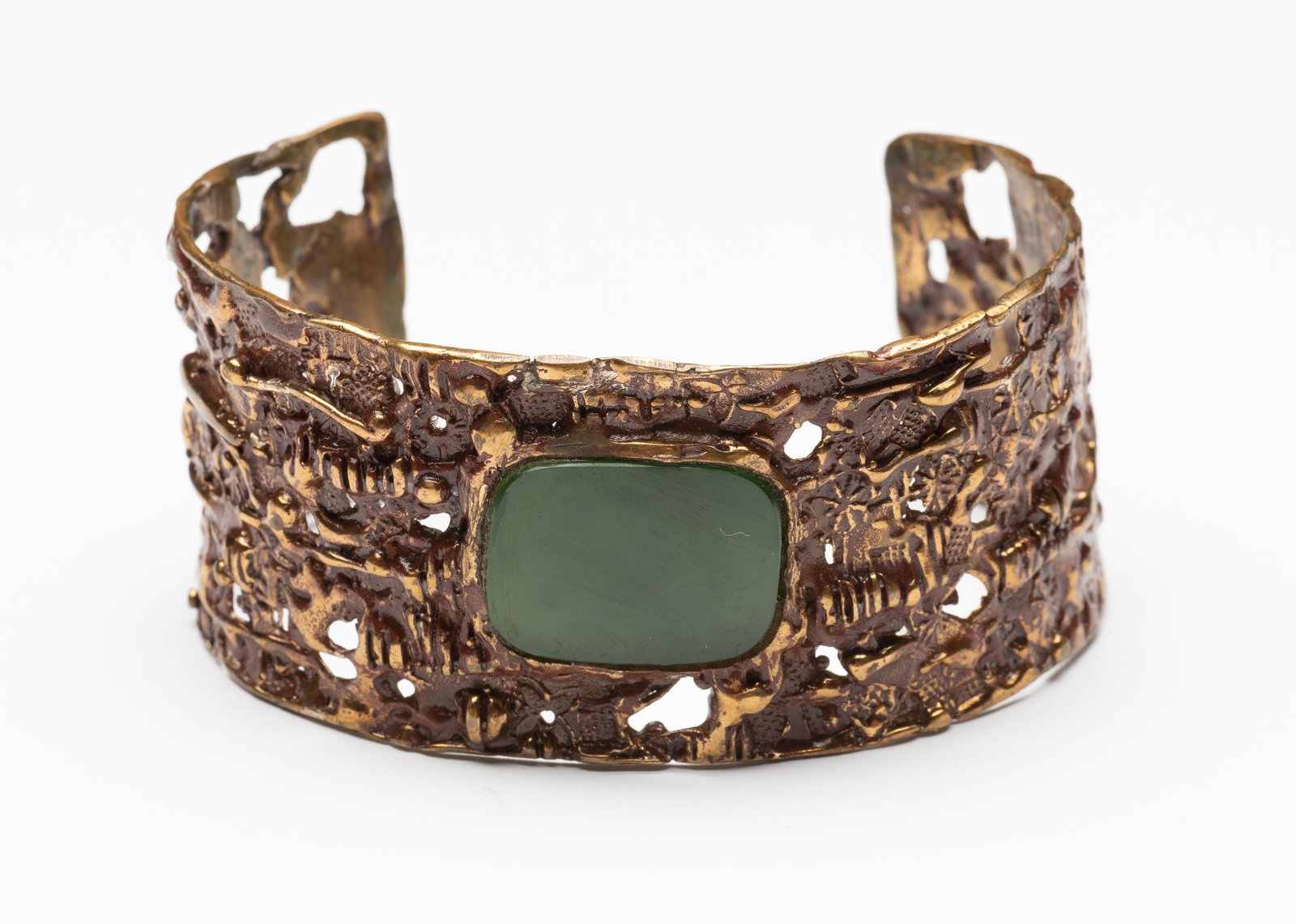 Hand Crafted Brass Cuff Bracelet (1 of 4)