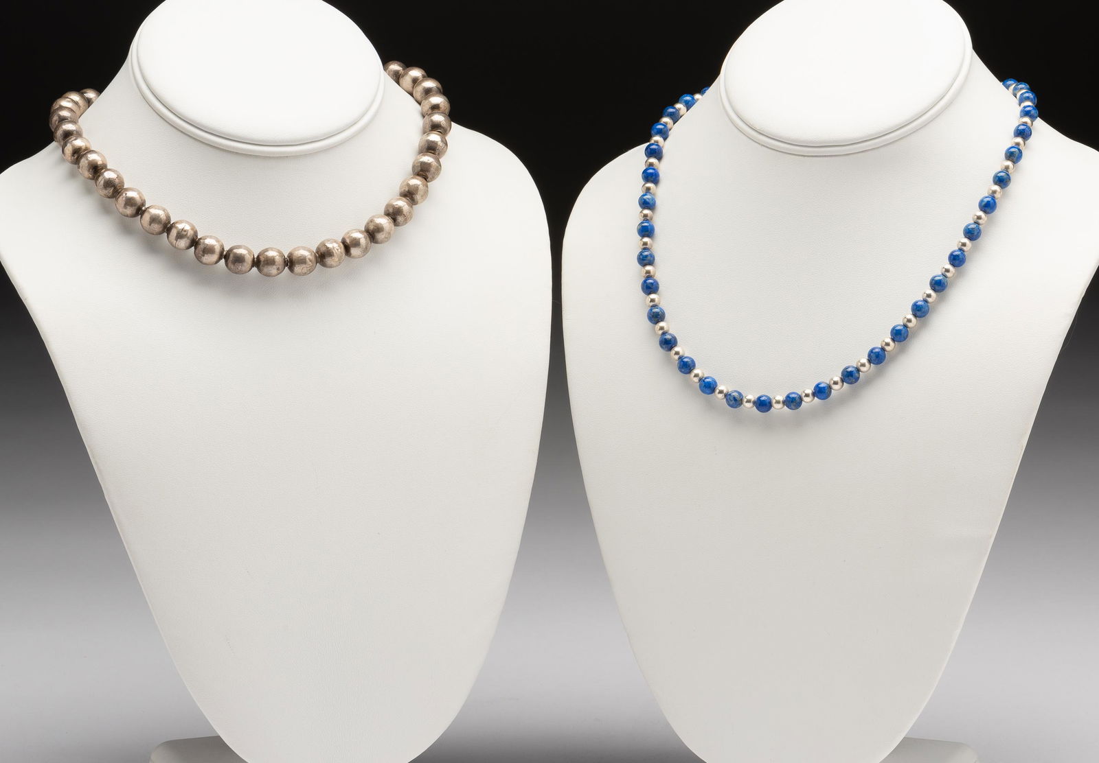 2 Necklaces with Sterling Beads (1 of 8)