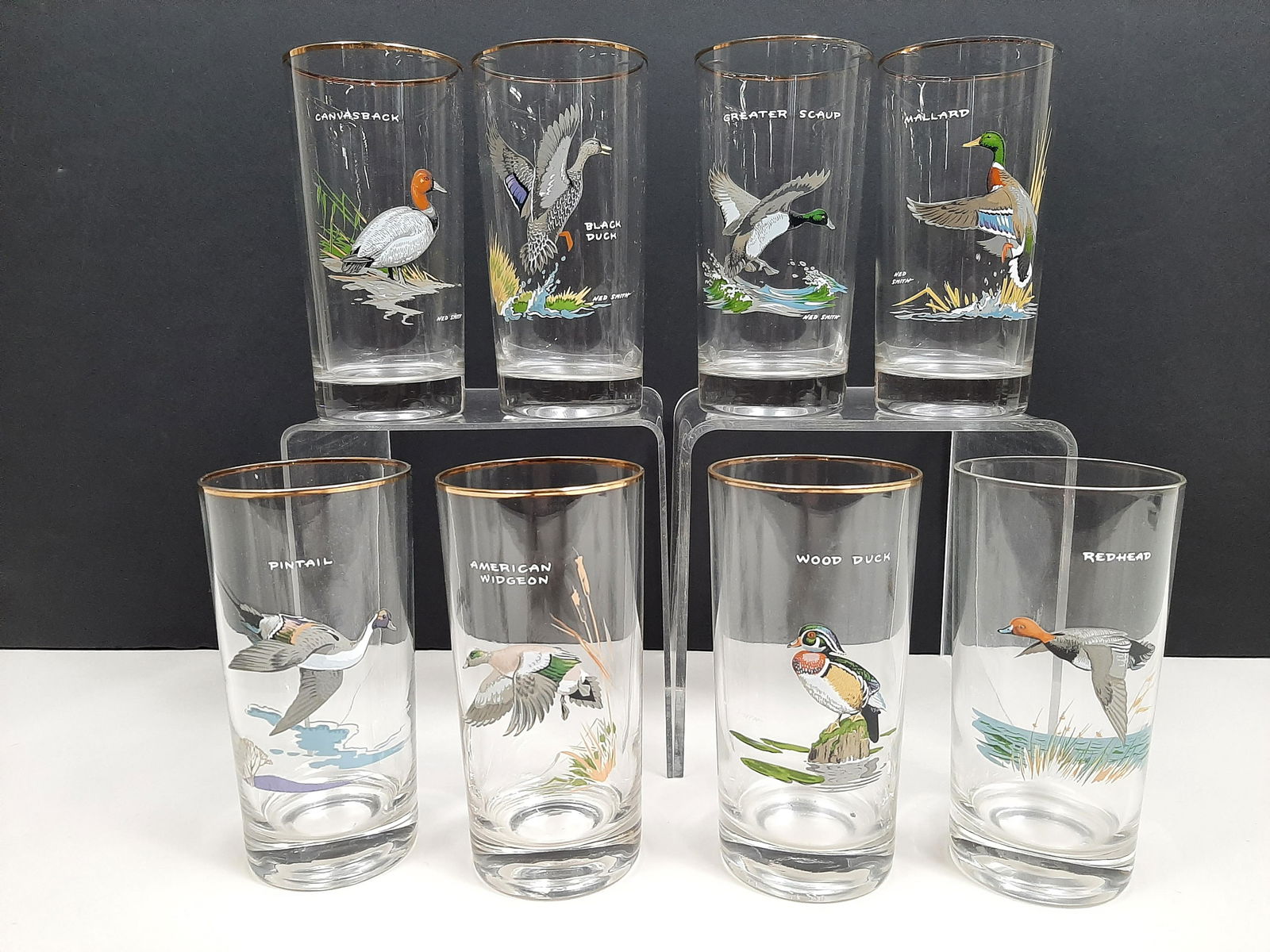 8 Ned Smith High Ball Glasses (1 of 3)