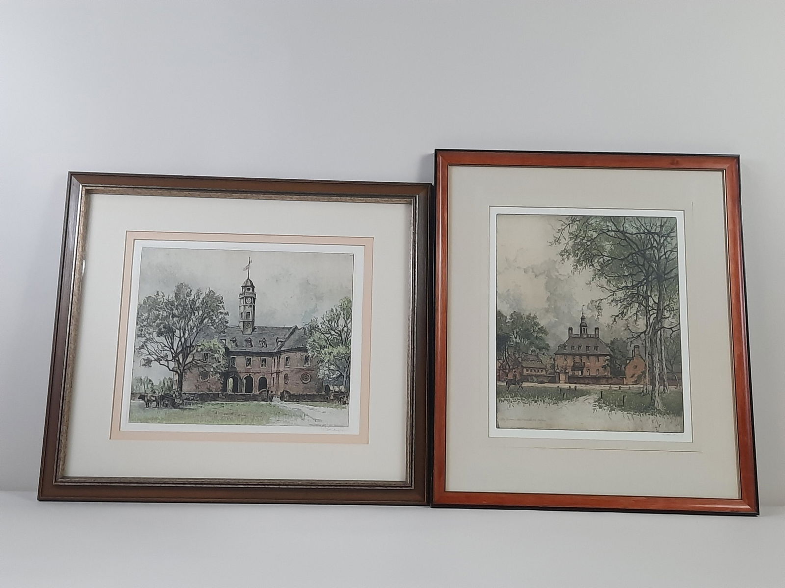 2 Josef Eidenberger Williamsburg Colored Etchings (1 of 6)