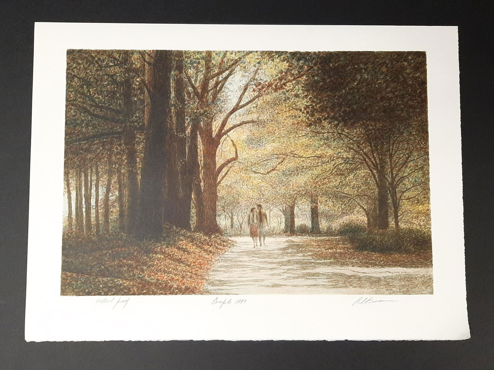 Harold Altman "Couple" Artist Proof Print (1 of 5)