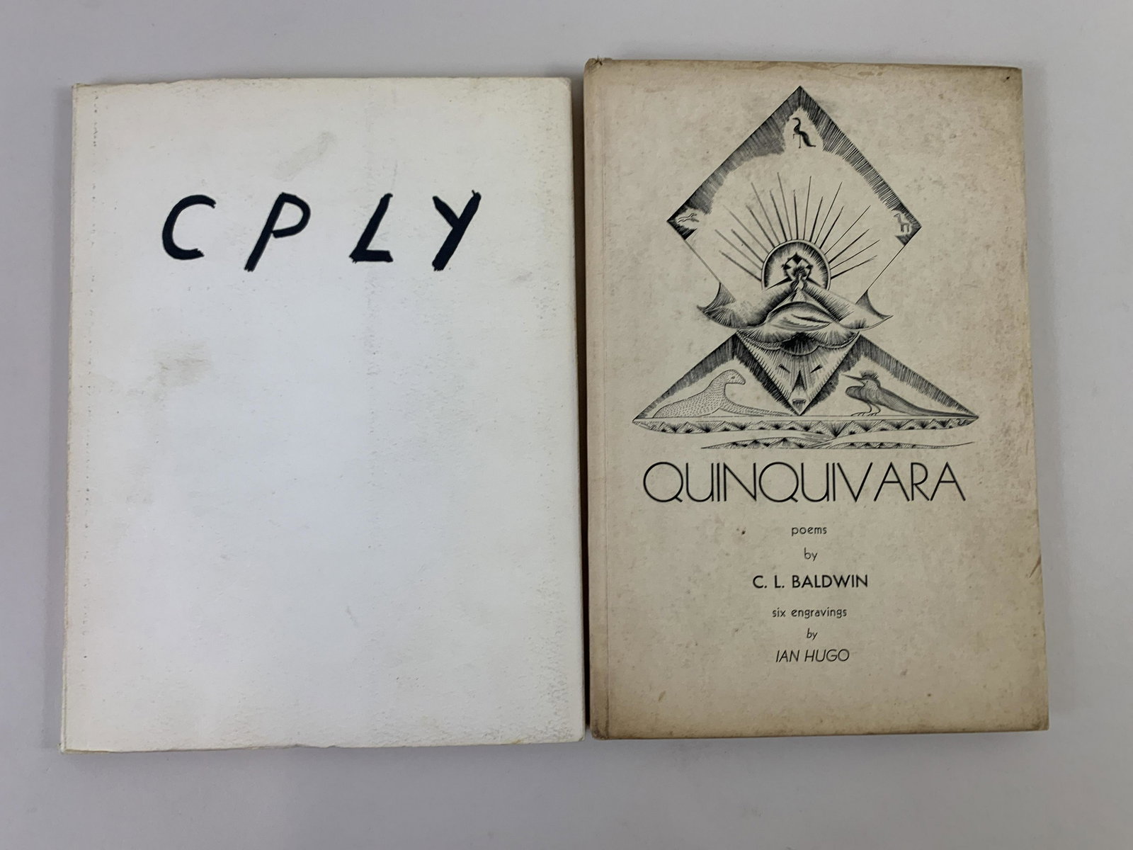 2 Artist Catalogs incl CPLY Autographed: Includes CPLY, signed to front leaf with dedication to Revington Arthur, and Quinquivara. IMPORTANT: Before bidding, please read the terms and conditions. When you registered for the auction you agree