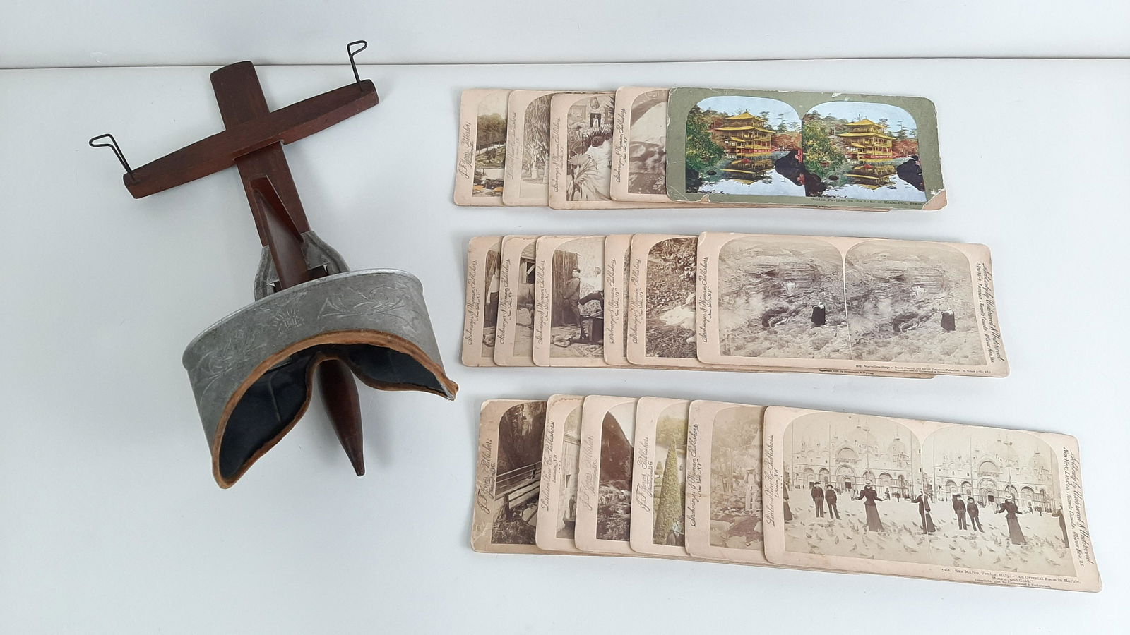 Stereo Viewer and 17 Stereo Cards incl. Germany (1 of 7)