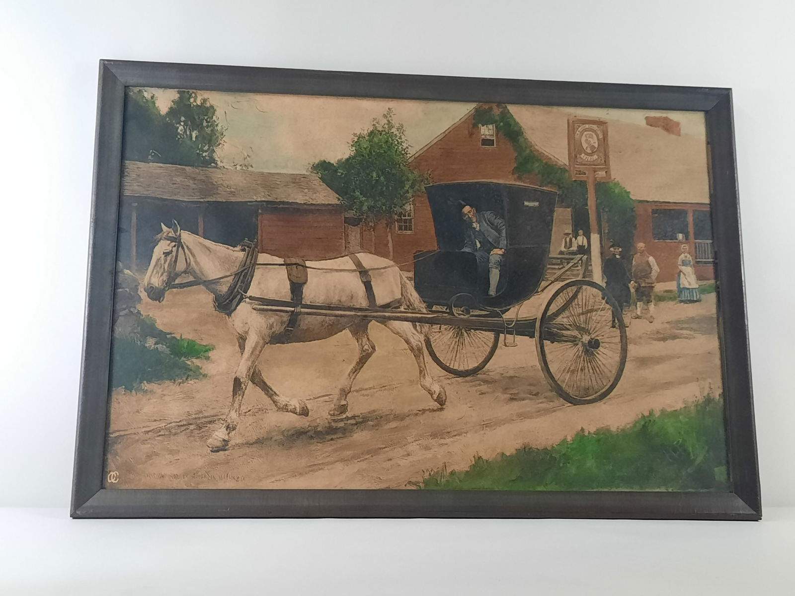 1903 Duplex The Royal Sovereign Inn Carriage Print (1 of 3)