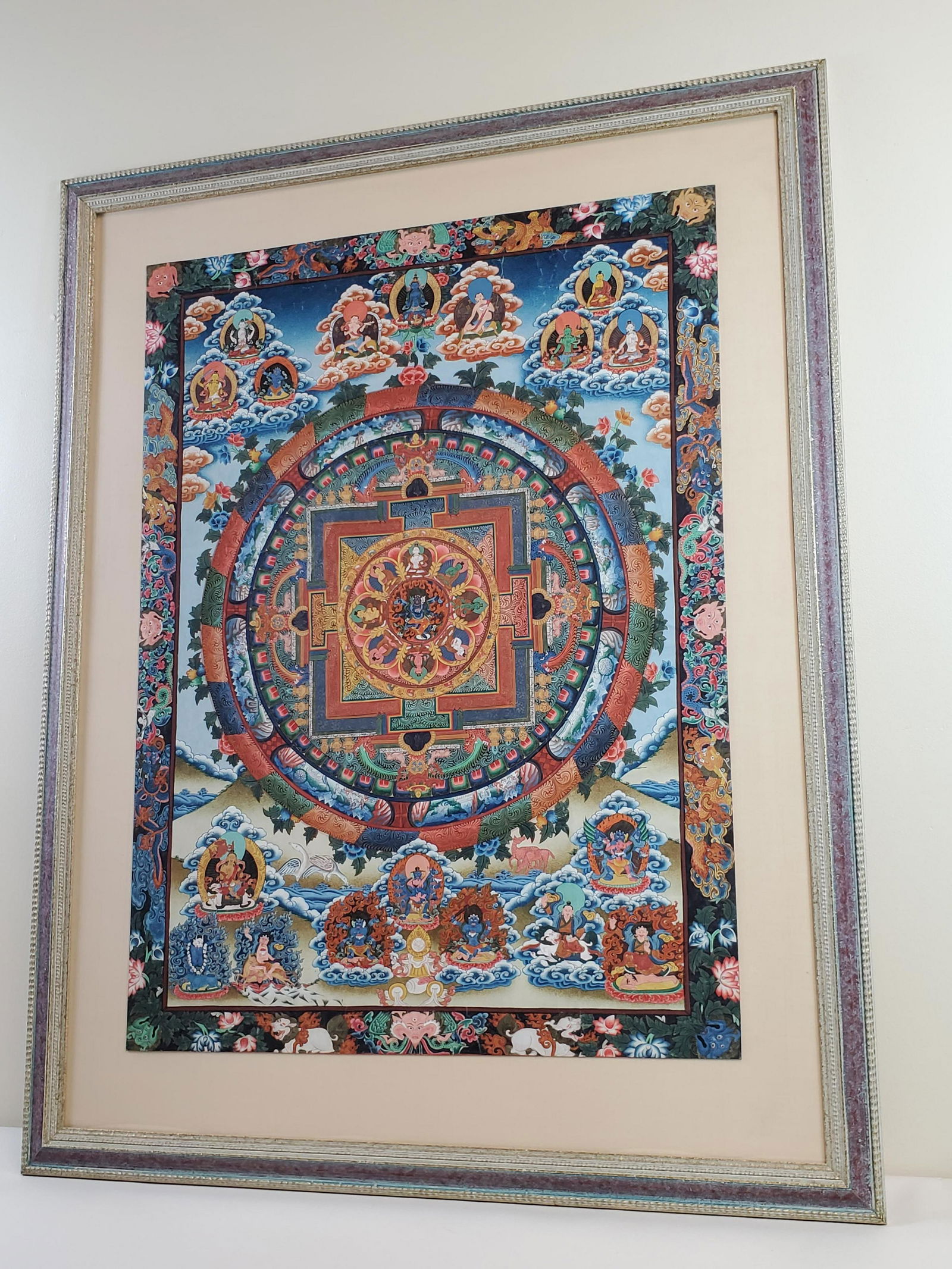 Tibetan Wheel Of Life Thangka (1 of 4)