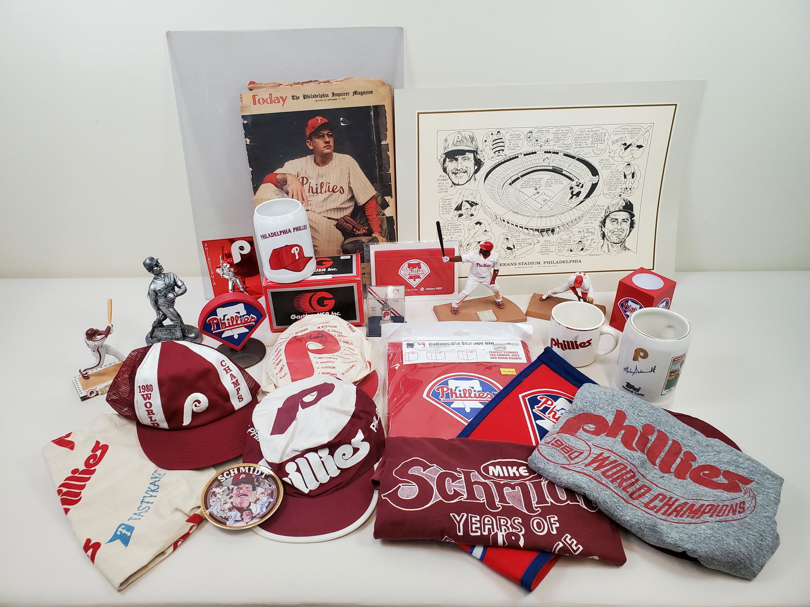 Large Group Of Phillies Memorabilia (1 of 3)