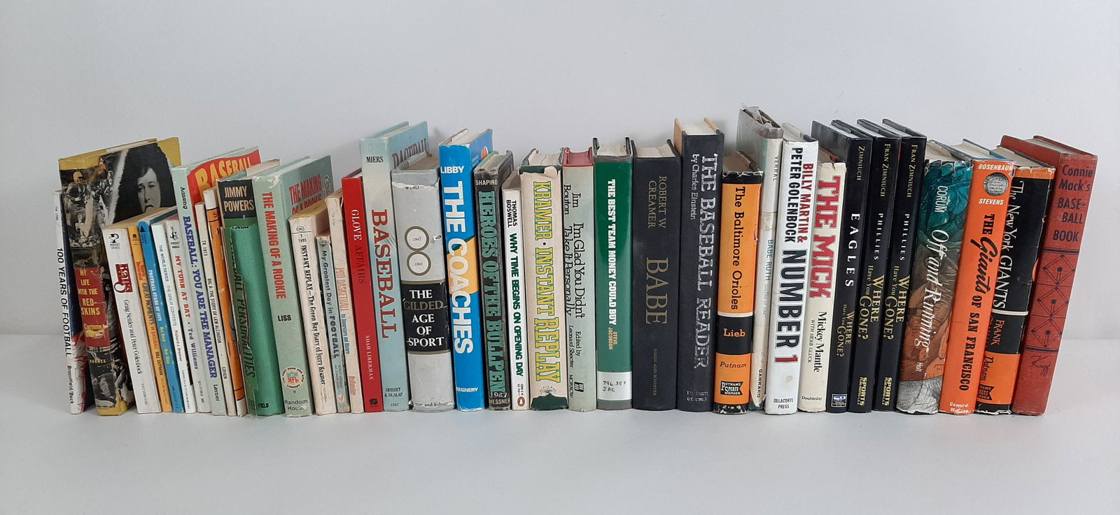 37 Sports Books: Authors include Mickey Mantle, Ted Williams, Bill Corum, Jerry Kramer, Jimmy Powers, and others. IMPORTANT: Before bidding, please read the terms and conditions. When you registered for the auction yo