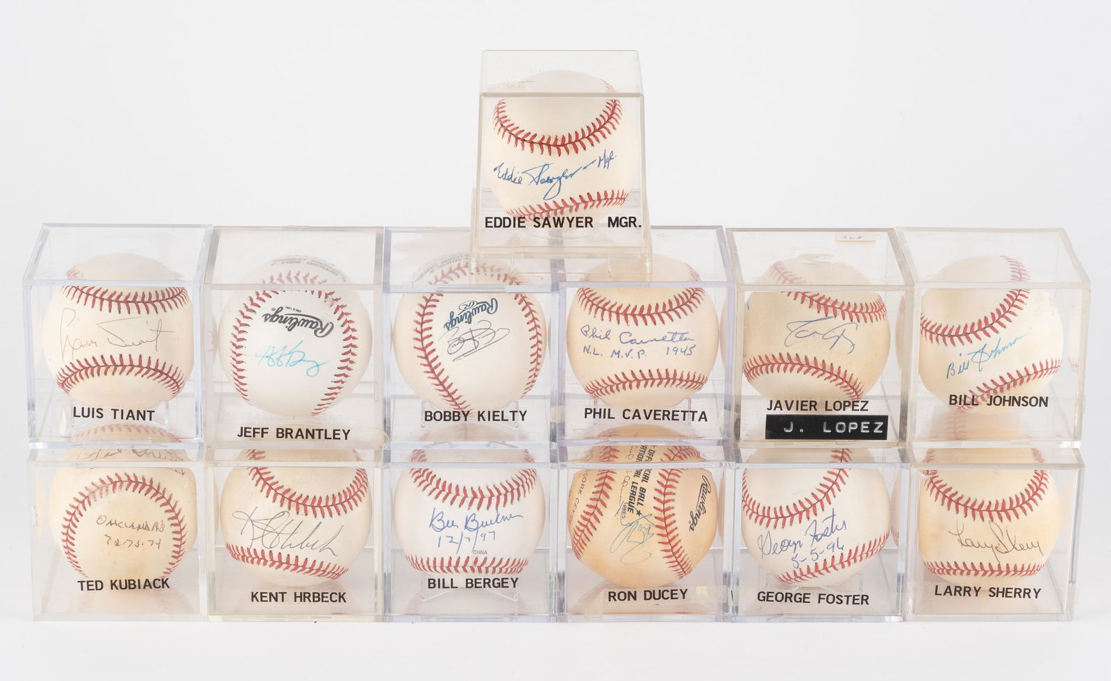 13 Autographed Baseballs (1 of 8)