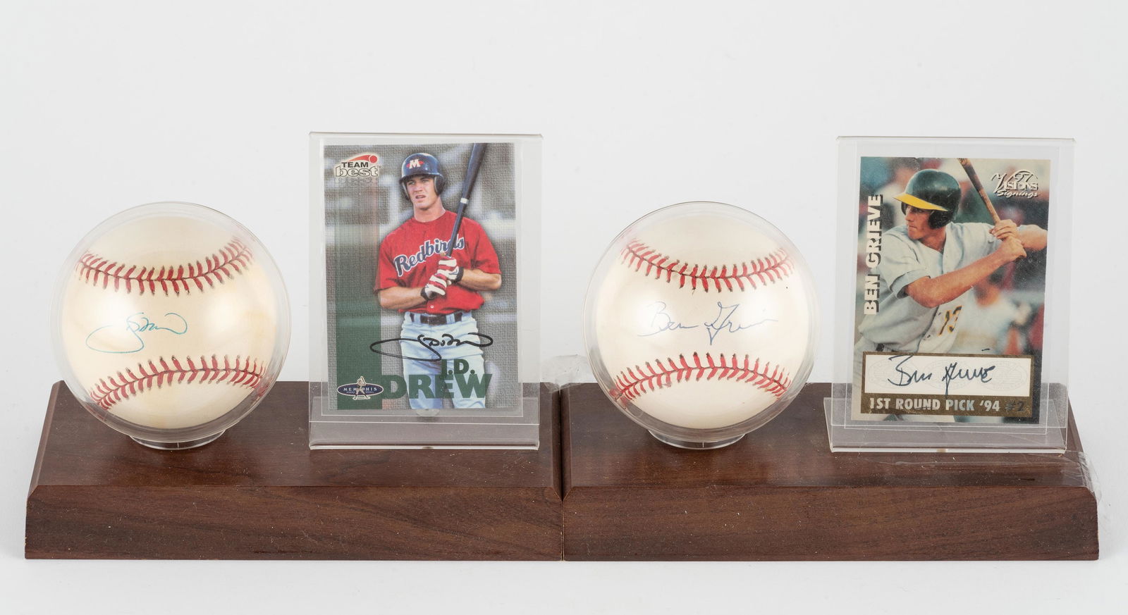 2 Autographed Baseballs With Cards and COA's (1 of 9)