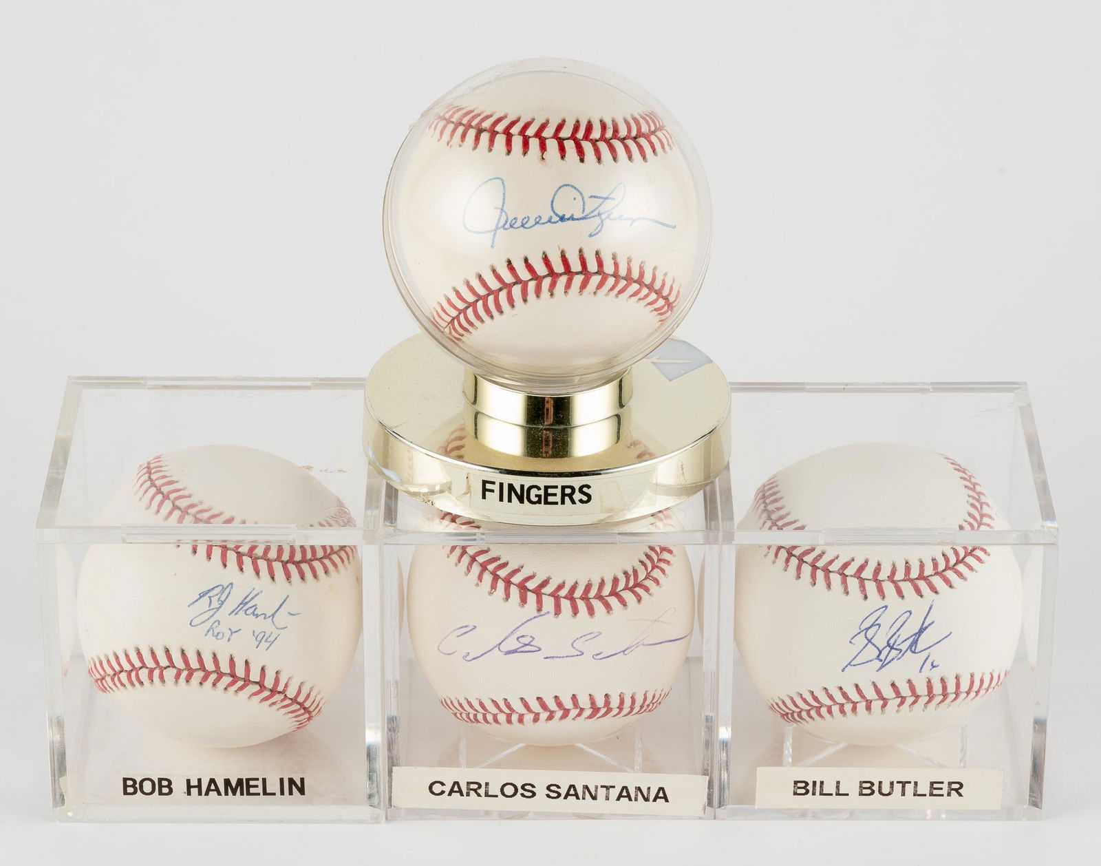 4 Autographed Baseballs with COAs (1 of 3)