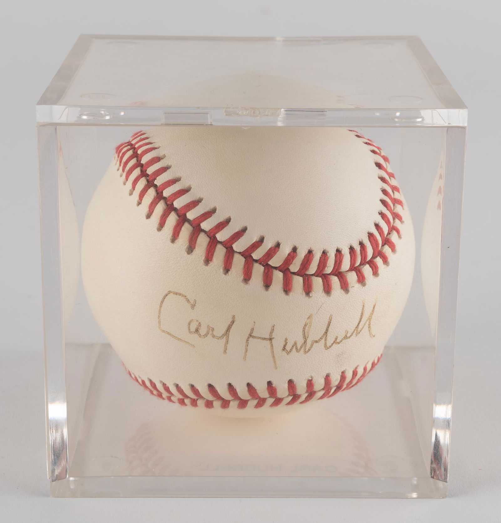 Carl Hobbell Autographed Baseball (1 of 2)