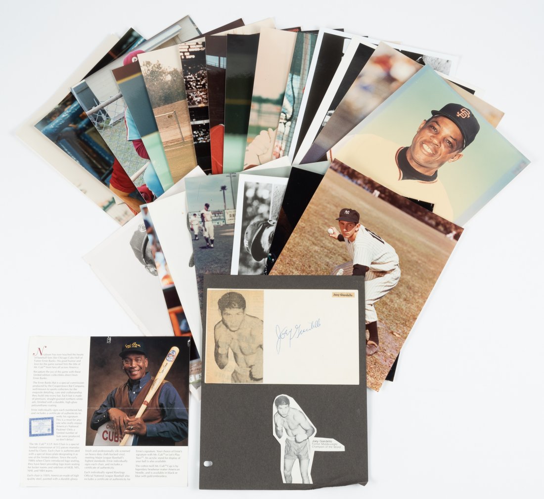 27 Mostly Baseball Photographs Incl. Autographed (1 of 16)