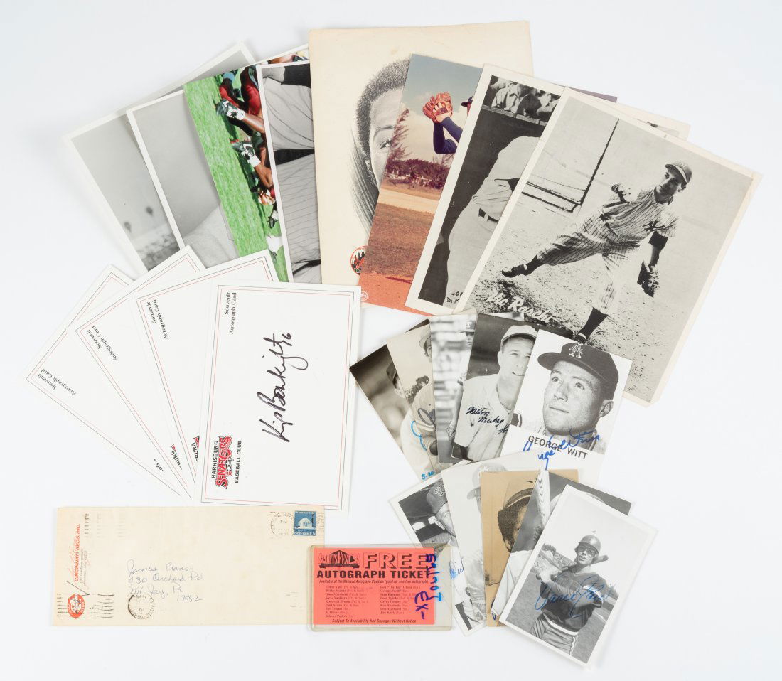 24 Sports Photographs Incl. Autographed (1 of 9)