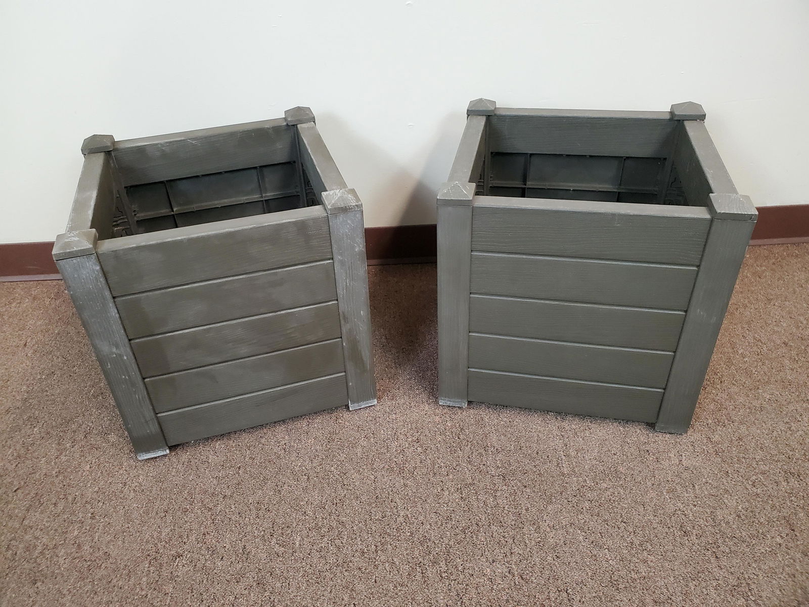Two Marchioro Rolling Planter Boxes (1 of 3)