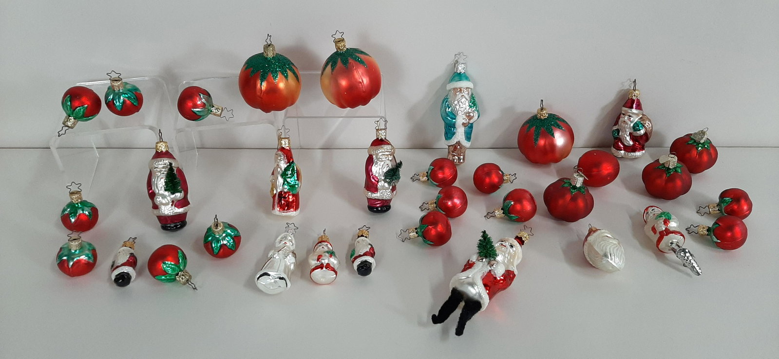 33 Old World Christmas Ornaments: Approx. 2¼" to 5" high. IMPORTANT: Before bidding, please read the terms and conditions. When you registered for the auction you agreed to these terms and will be required to comply with them.