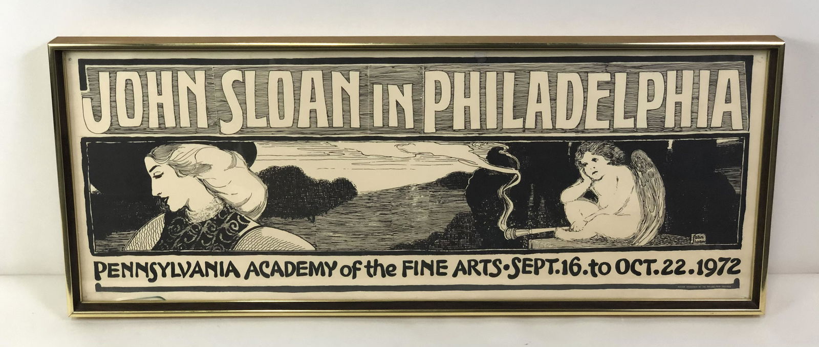 1972 John Sloan PA Academy of Fine Arts Poster (1 of 4)