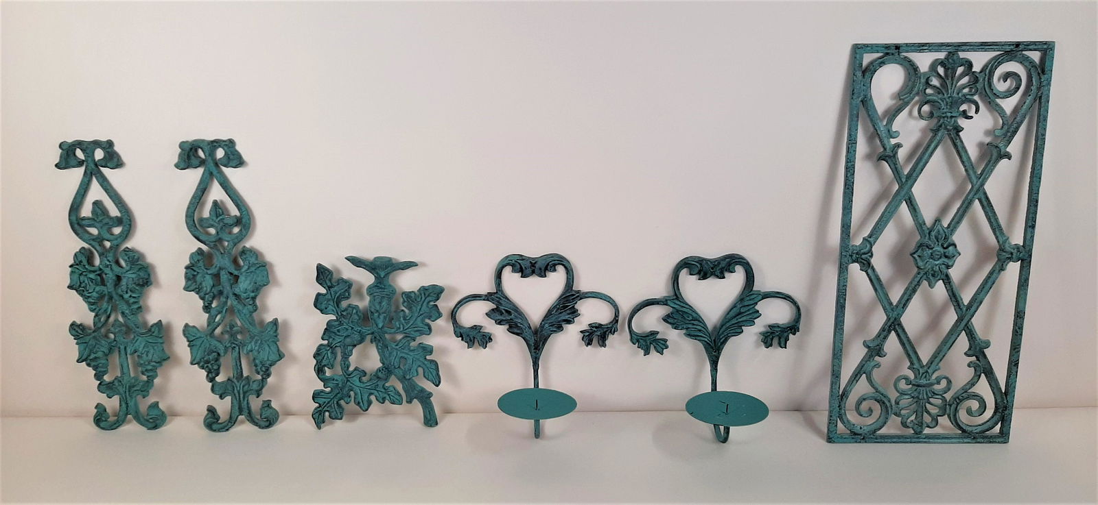 6 Pcs Metal Wall Hangings (1 of 7)