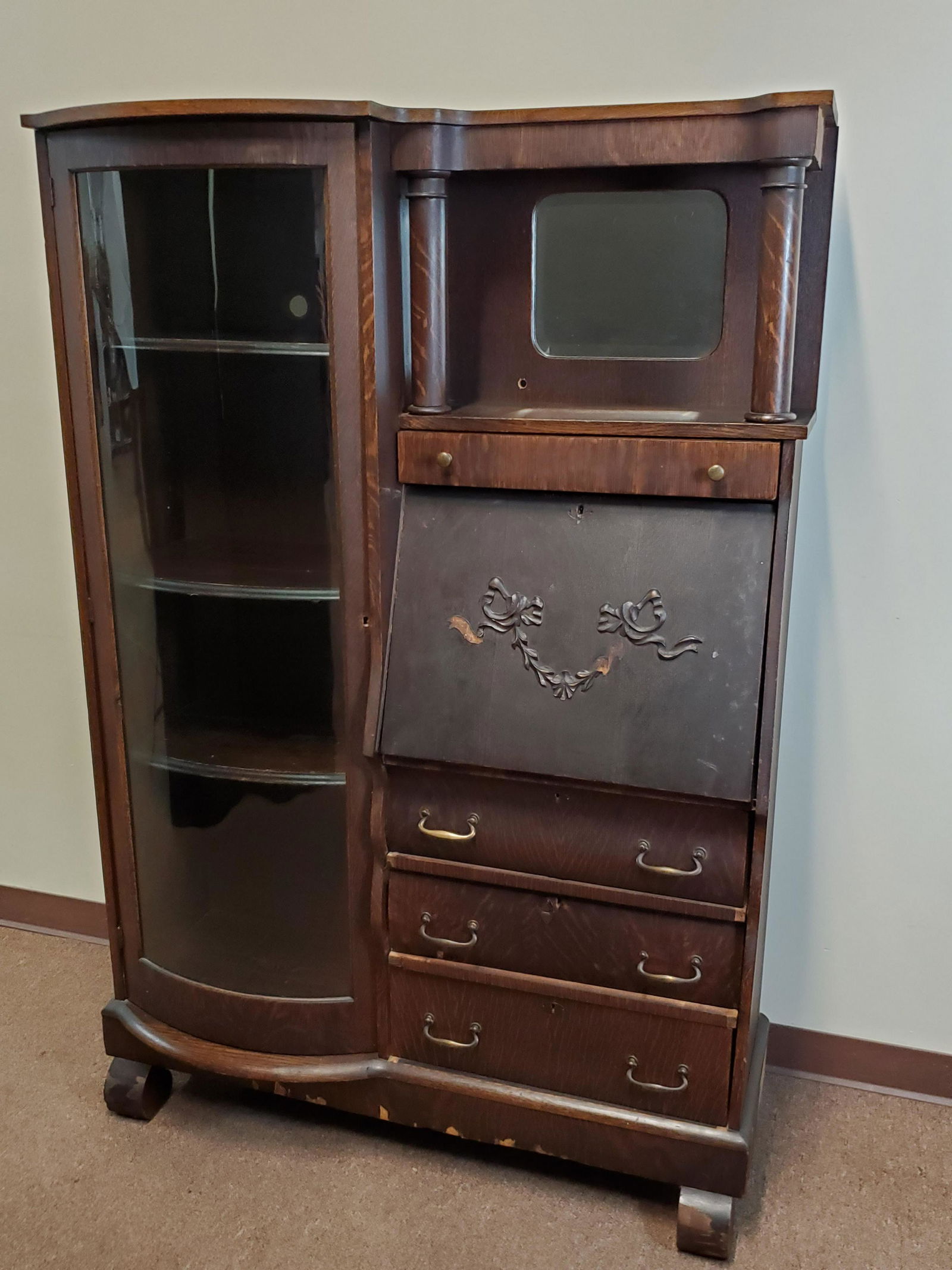 Antique Oak Side By Side (1 of 10)