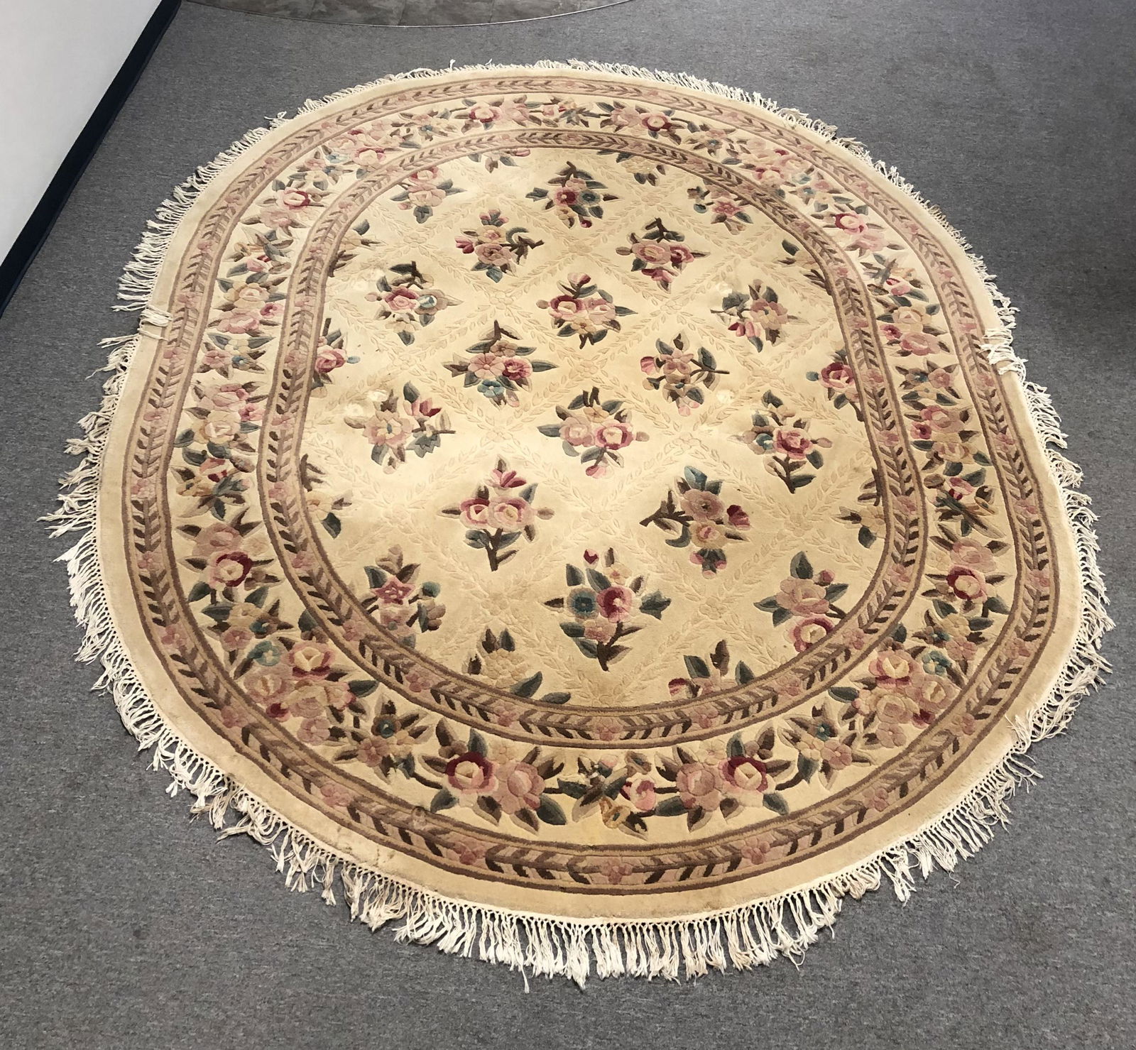 Chinese Tufter Floral Area Rug (1 of 3)