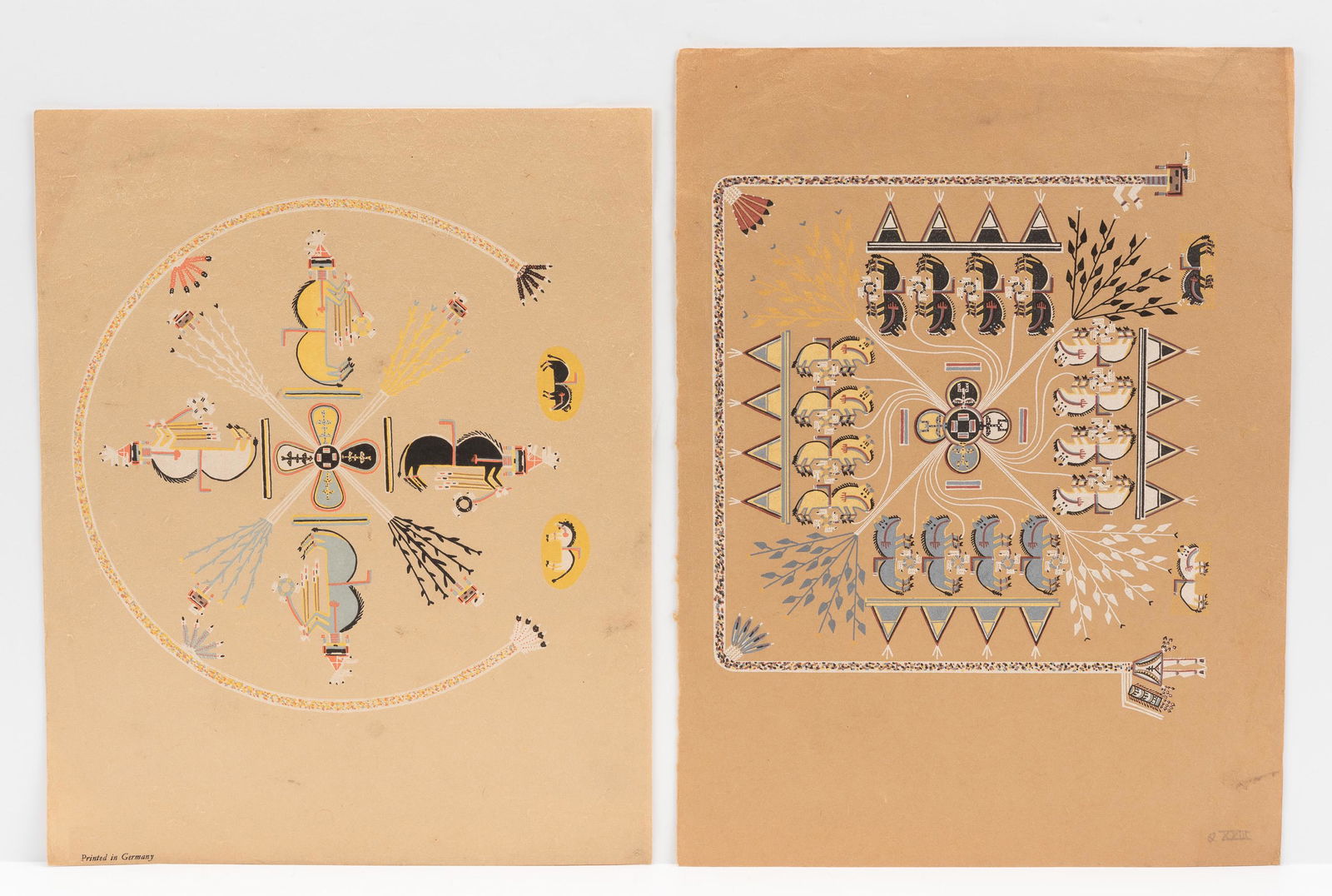 2 Native American Silkscreen Prints (1 of 5)