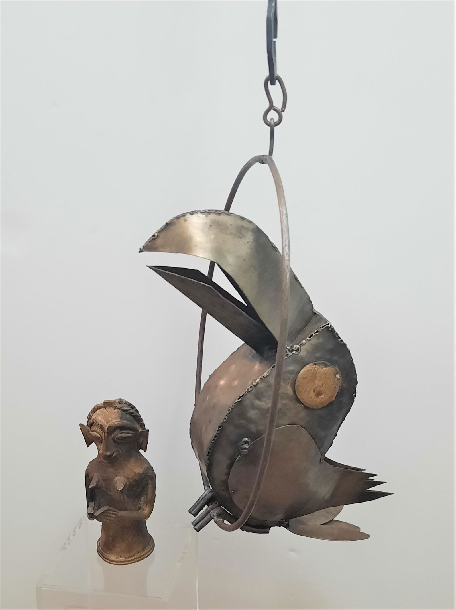 African Fertility Figure and Bird Hanging (1 of 6)