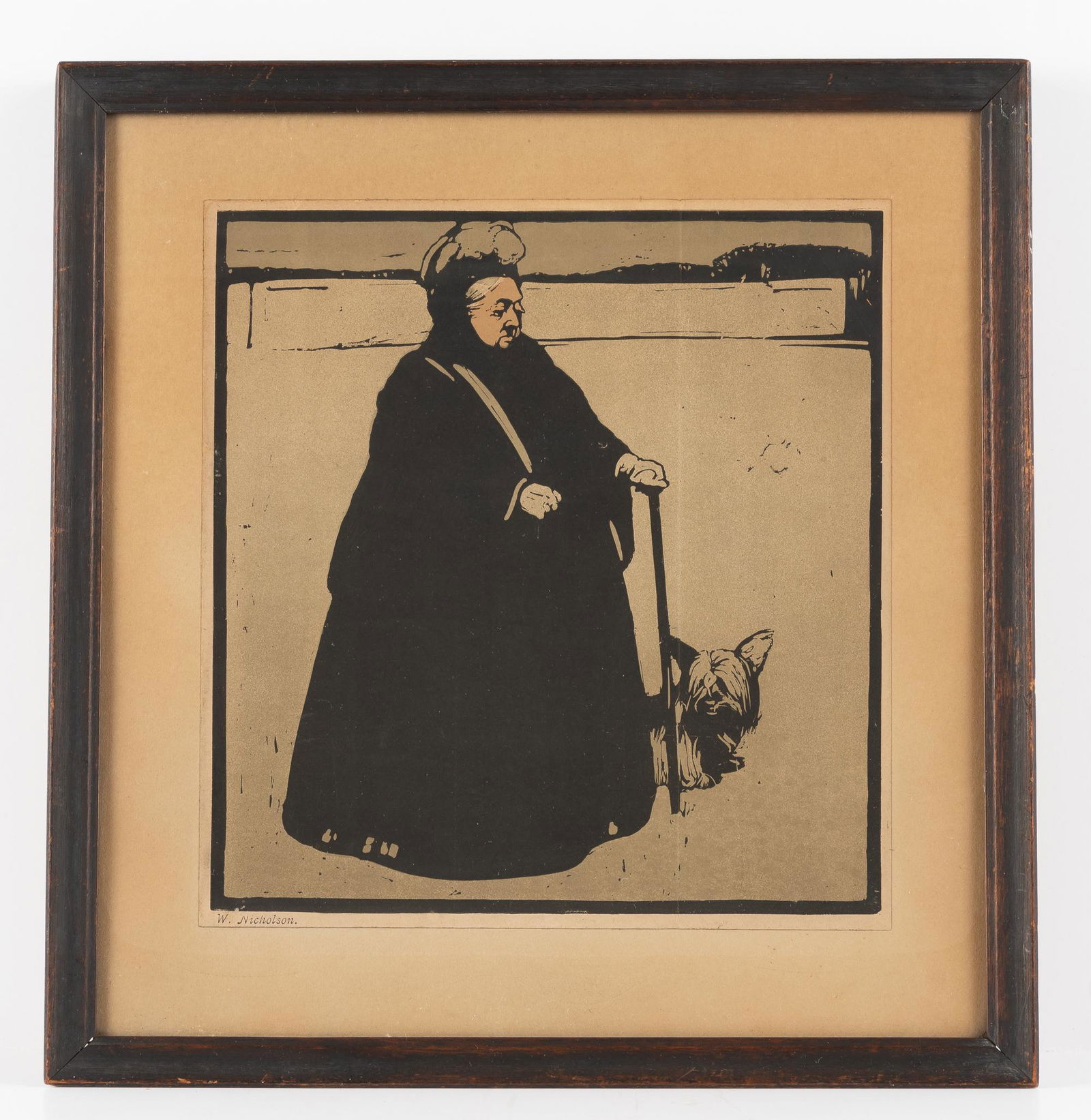 William Nicholson Queen Victoria Woodblock Print (1 of 3)
