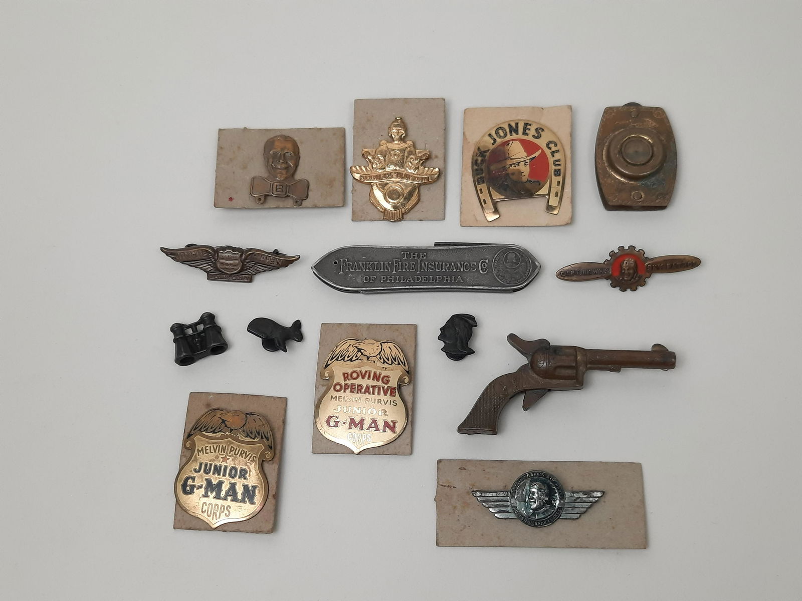 14 Premiums incl Junior G-Man & Cracker Jack (1 of 12)