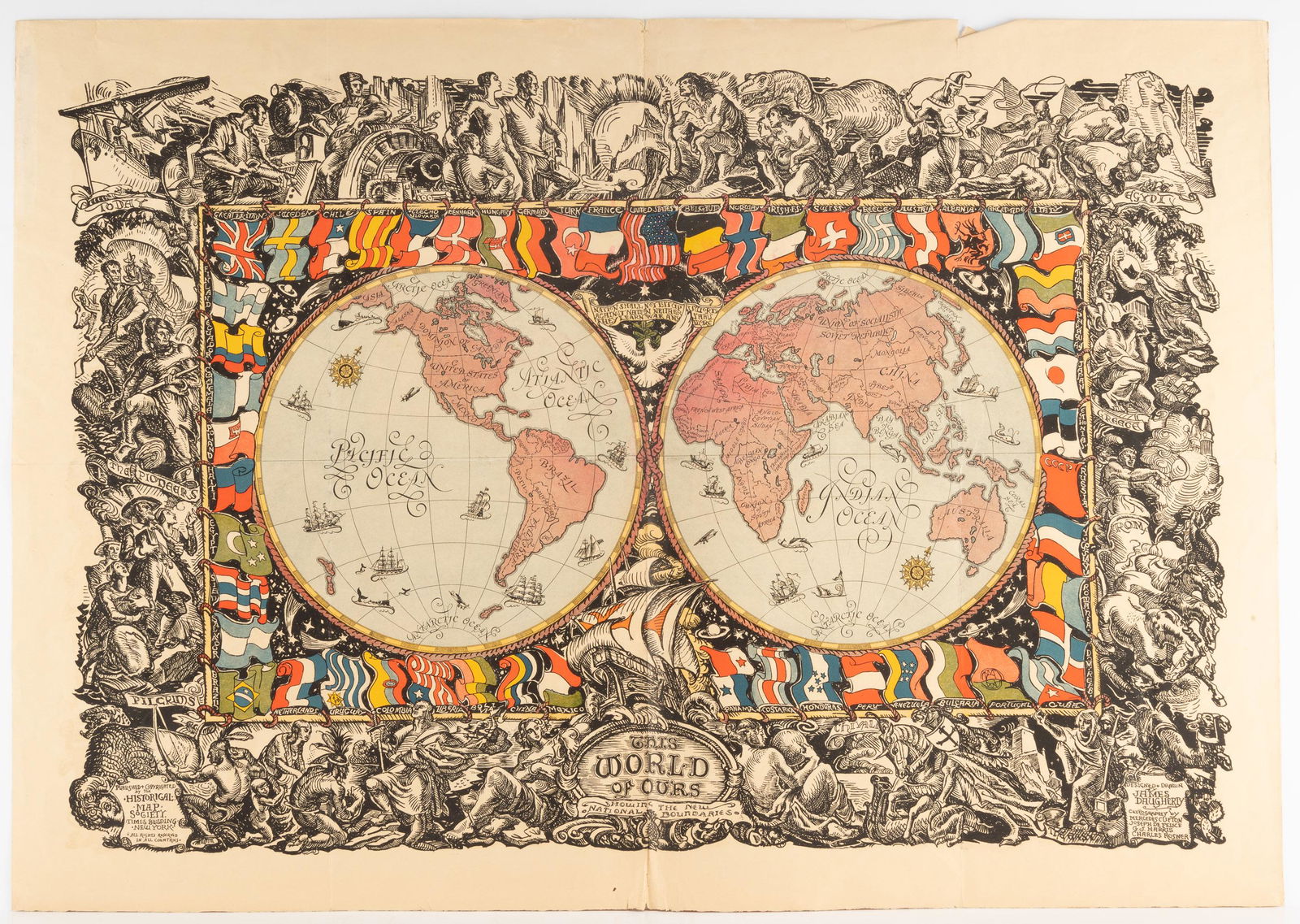 James Daugherty "This World of Ours" Map (1 of 5)