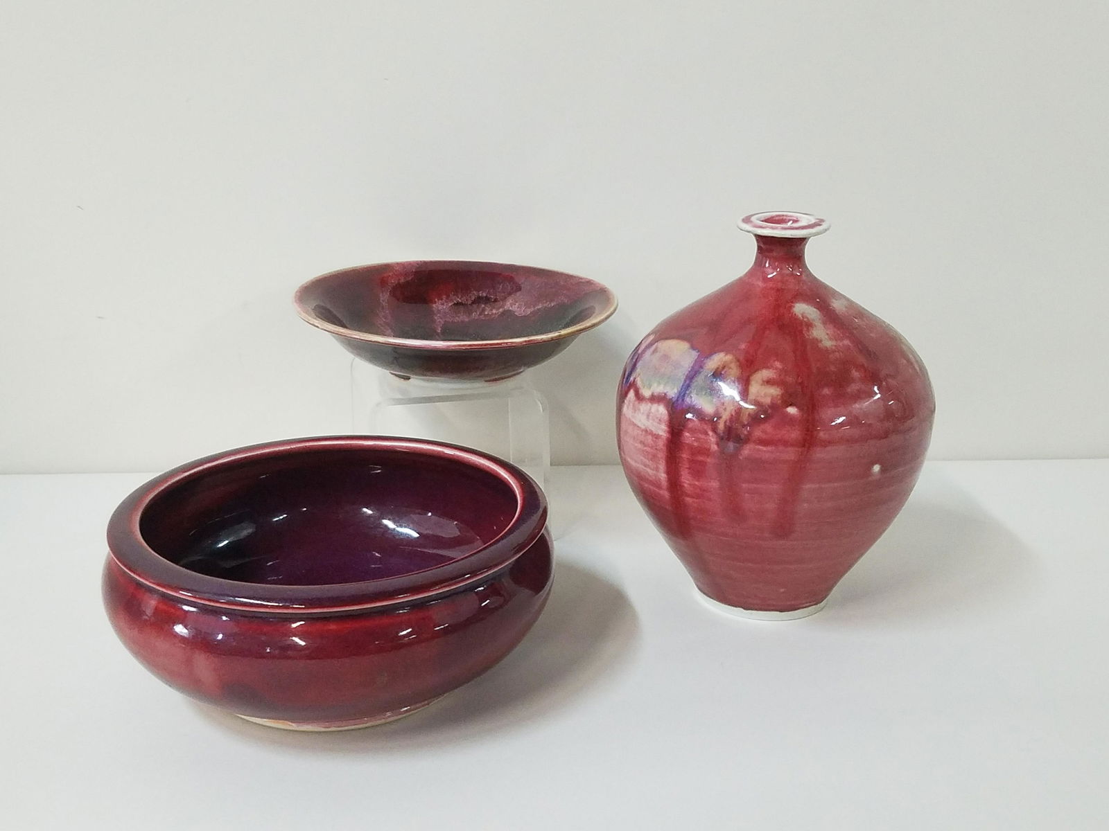 3 Pcs Jack Troy Studio Ceramics (1 of 2)