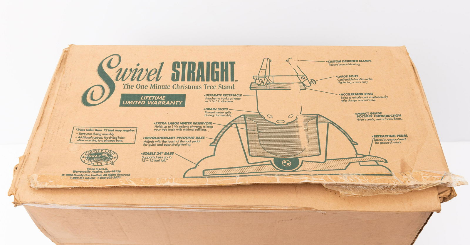 Swivel Straight One Minute Christmas Tree Stand (1 of 3)