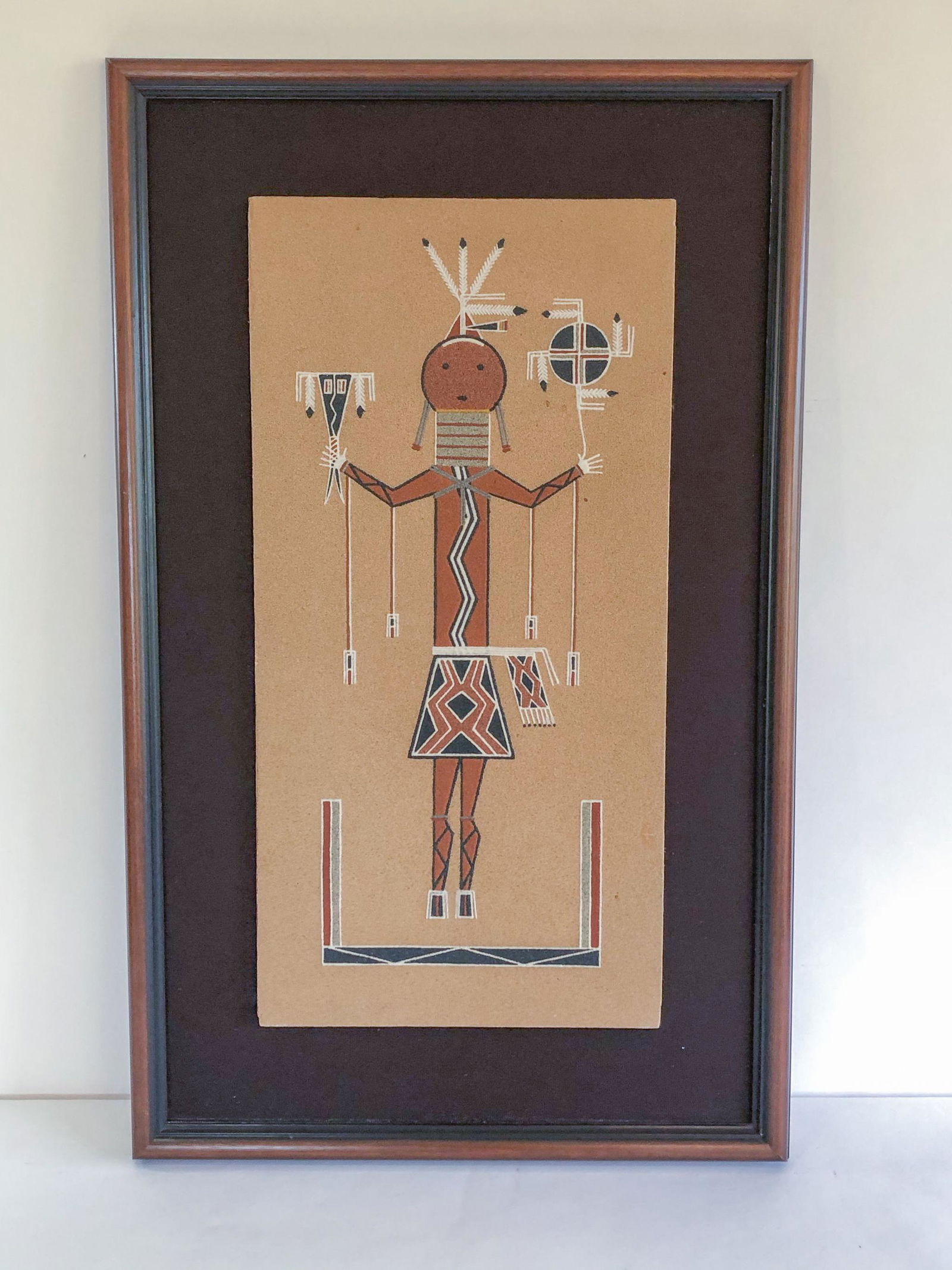 Grey Squirrel, The Lightning Boy, Sand Painting (1 of 3)