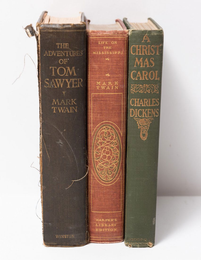 3 Mark Twain & Charles Dickens Books (1 of 8)