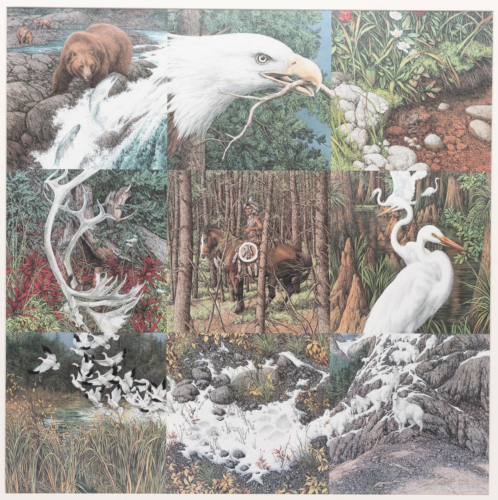 Ltd. Ed. Bev Doolittle, Sacred Circle, Print (1 of 5)