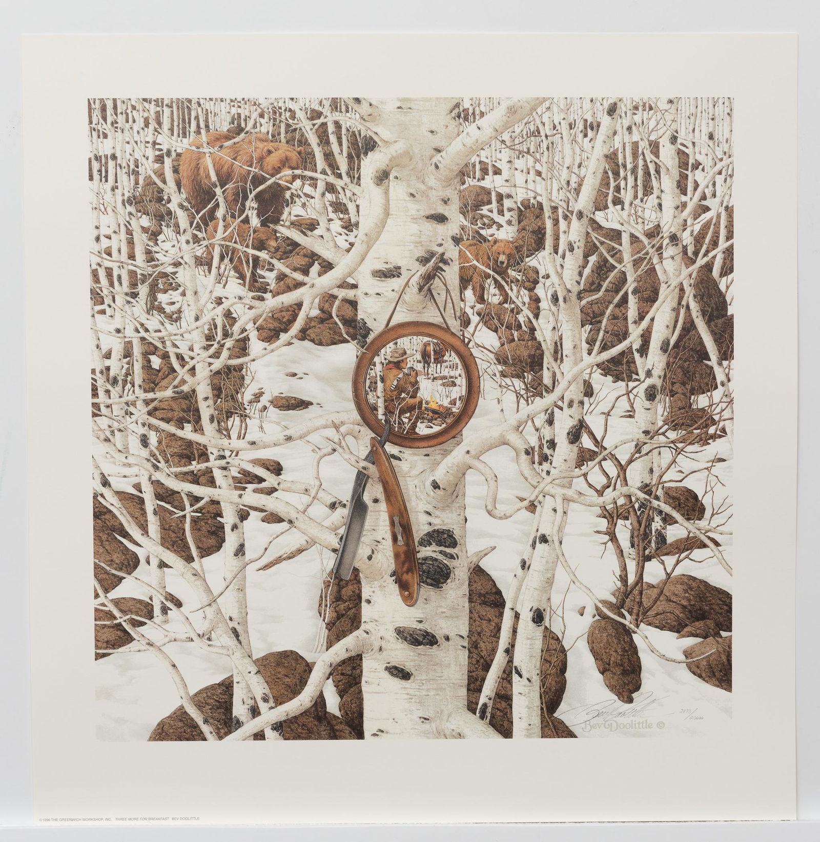 Bev Doolittle, Three More for Breakfast, Ltd. Ed. Print (1 of 3)