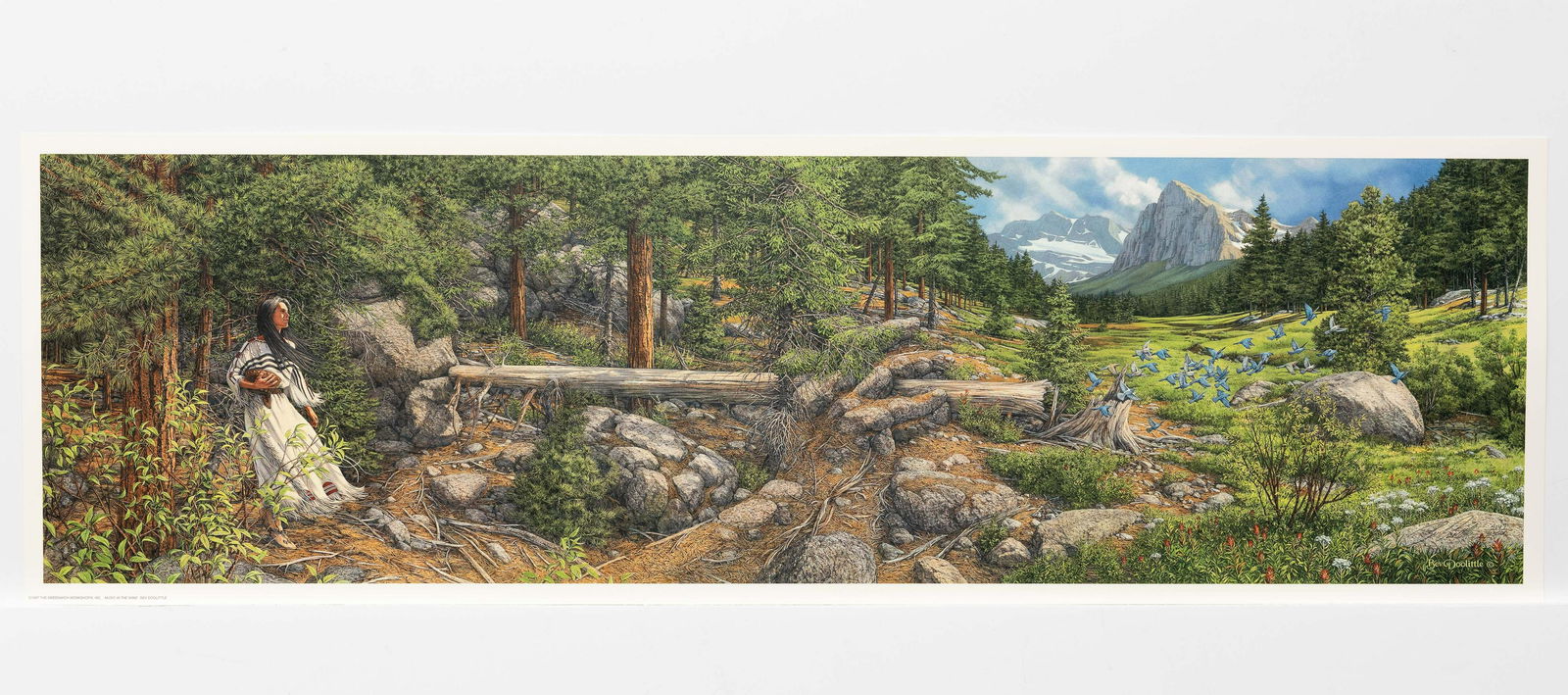 Ltd. Ed. Bev Doolittle, Music in the Wind, Print (1 of 3)