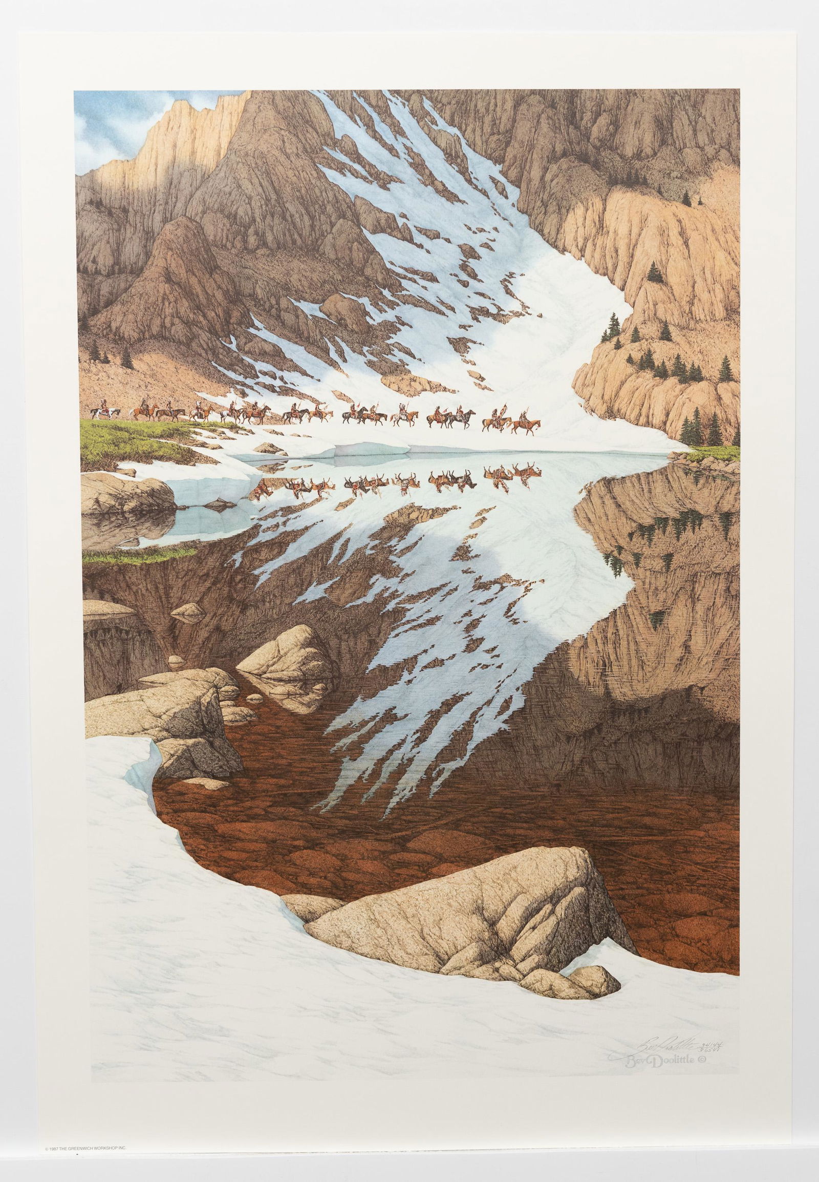 Ltd. Ed. Bev Doolittle, Season of the Eagle, Print (1 of 3)