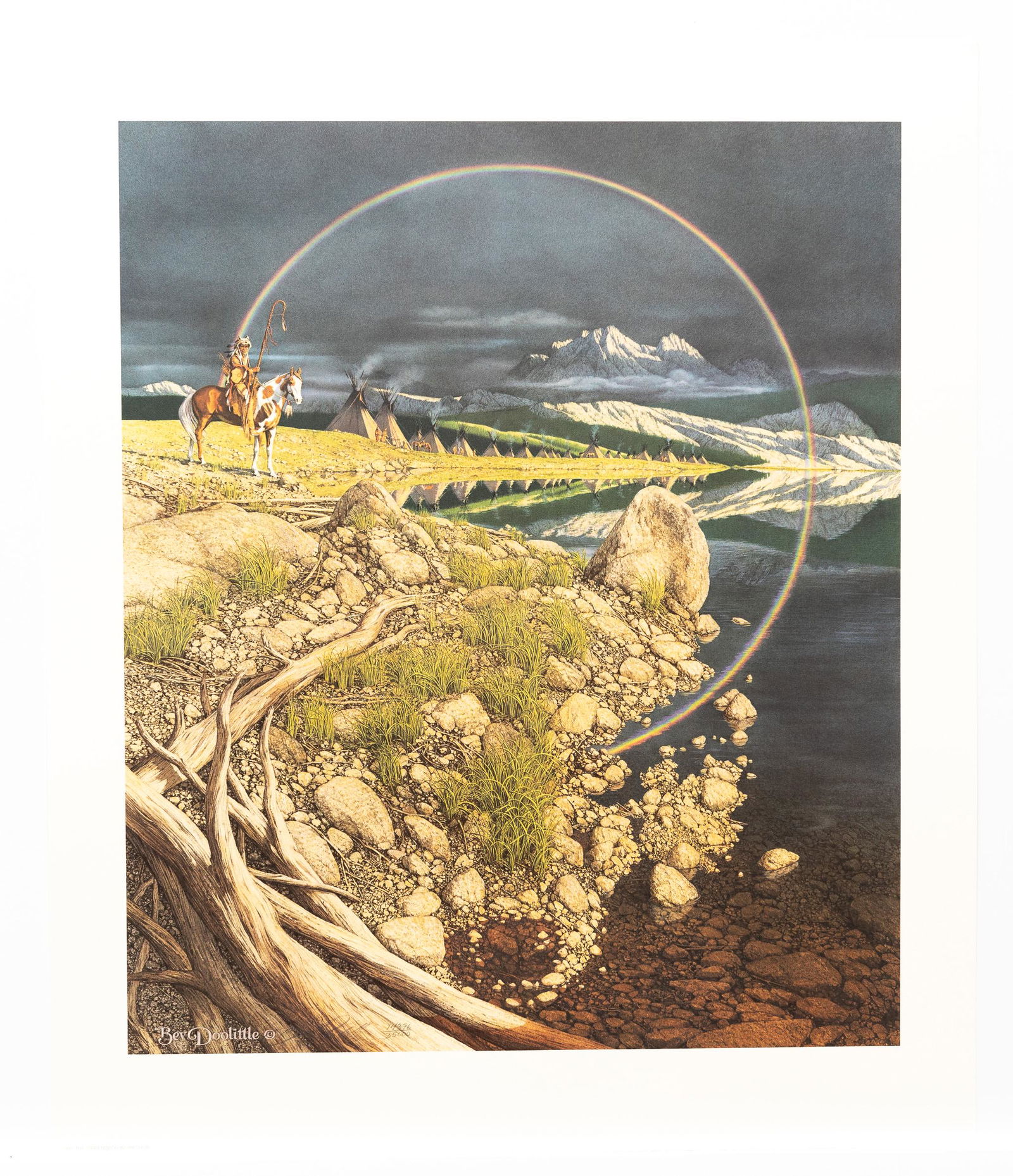 Ltd. Ed. Bev Doolittle, The Sentinel, Print (1 of 3)