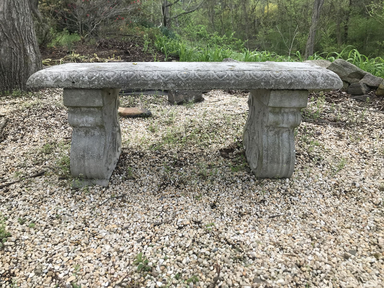 Cast Concrete Outdoor Bench (1 of 3)