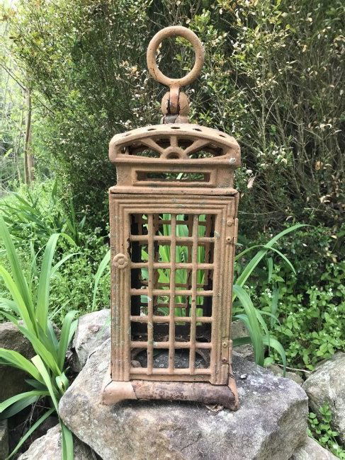 Painted Cast Iron Outdoor Lantern (1 of 3)