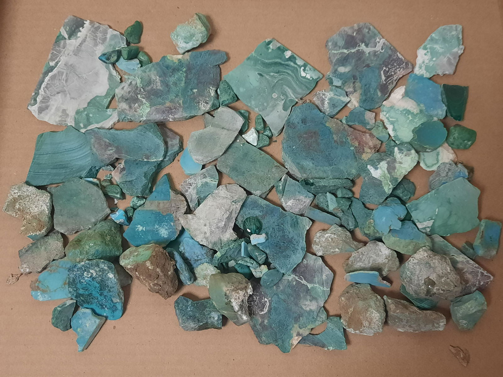 Group of Raw Turquoise (1 of 1)