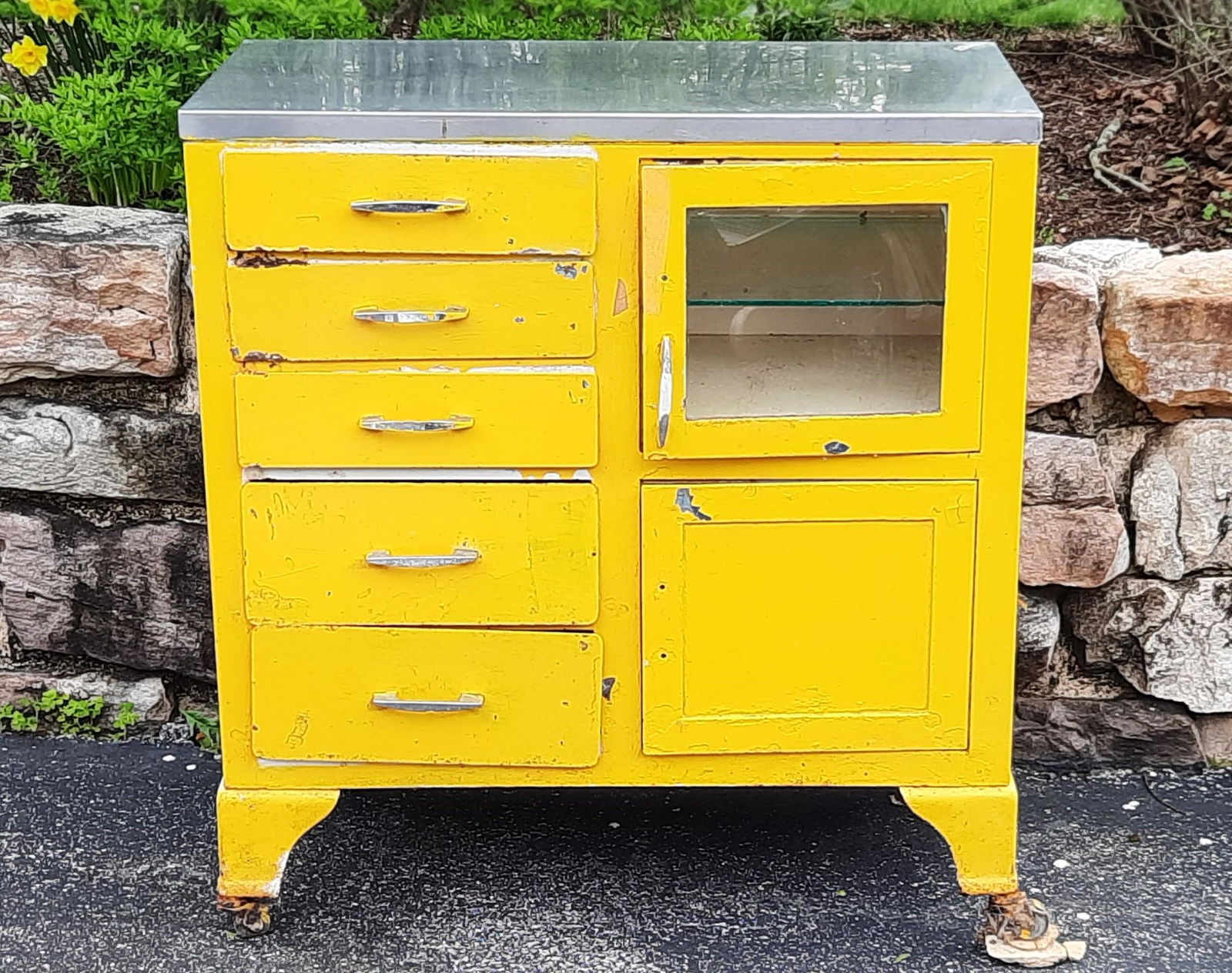 Painted Vintage Medical Cabinet (1 of 1)