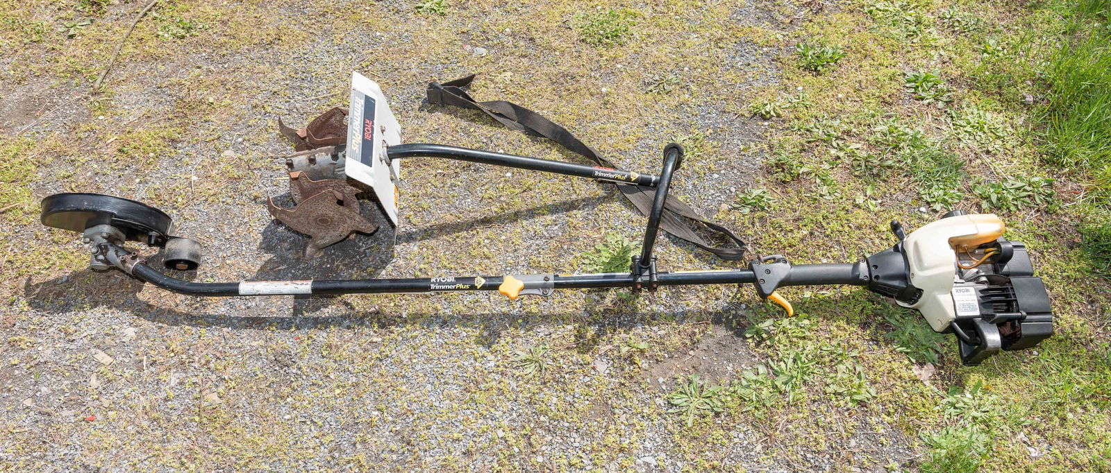 Ryobi Trimmer with Tiller Attachment (1 of 4)