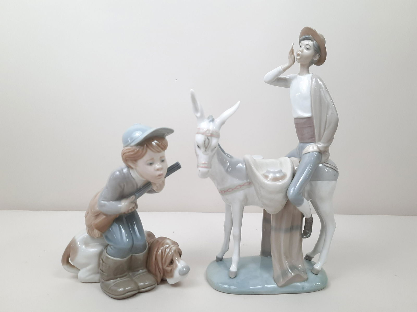 2 Lladro Figurines incl. Hunter Boy (1 of 3)